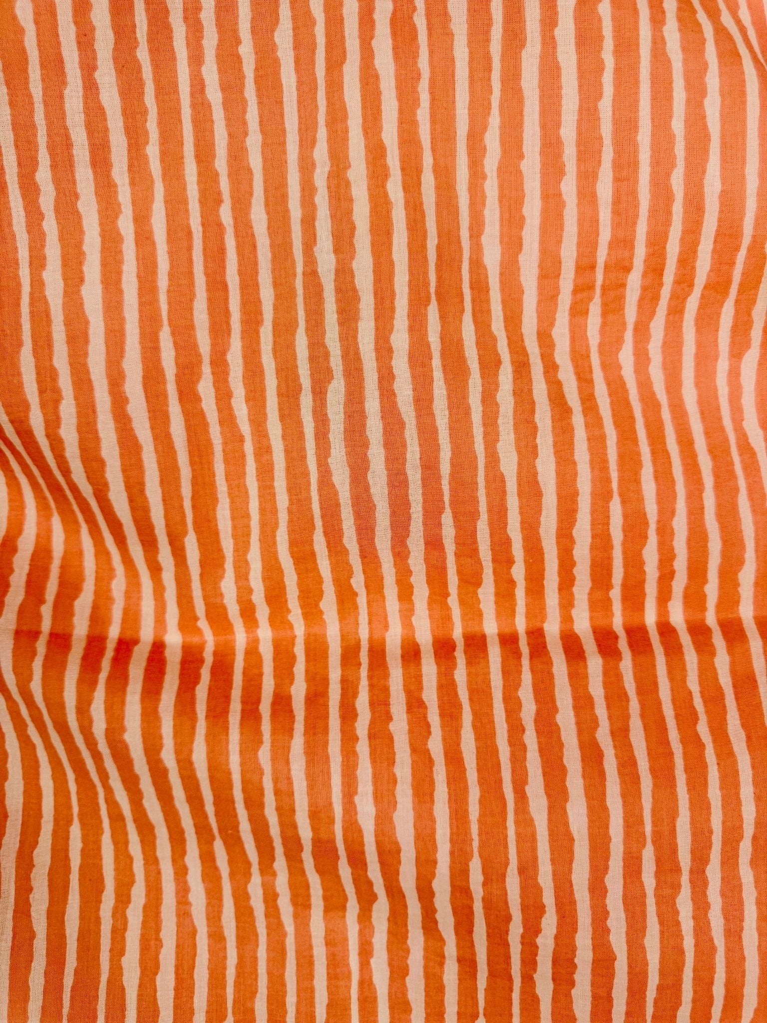 Peach Breeze Striped Shirt