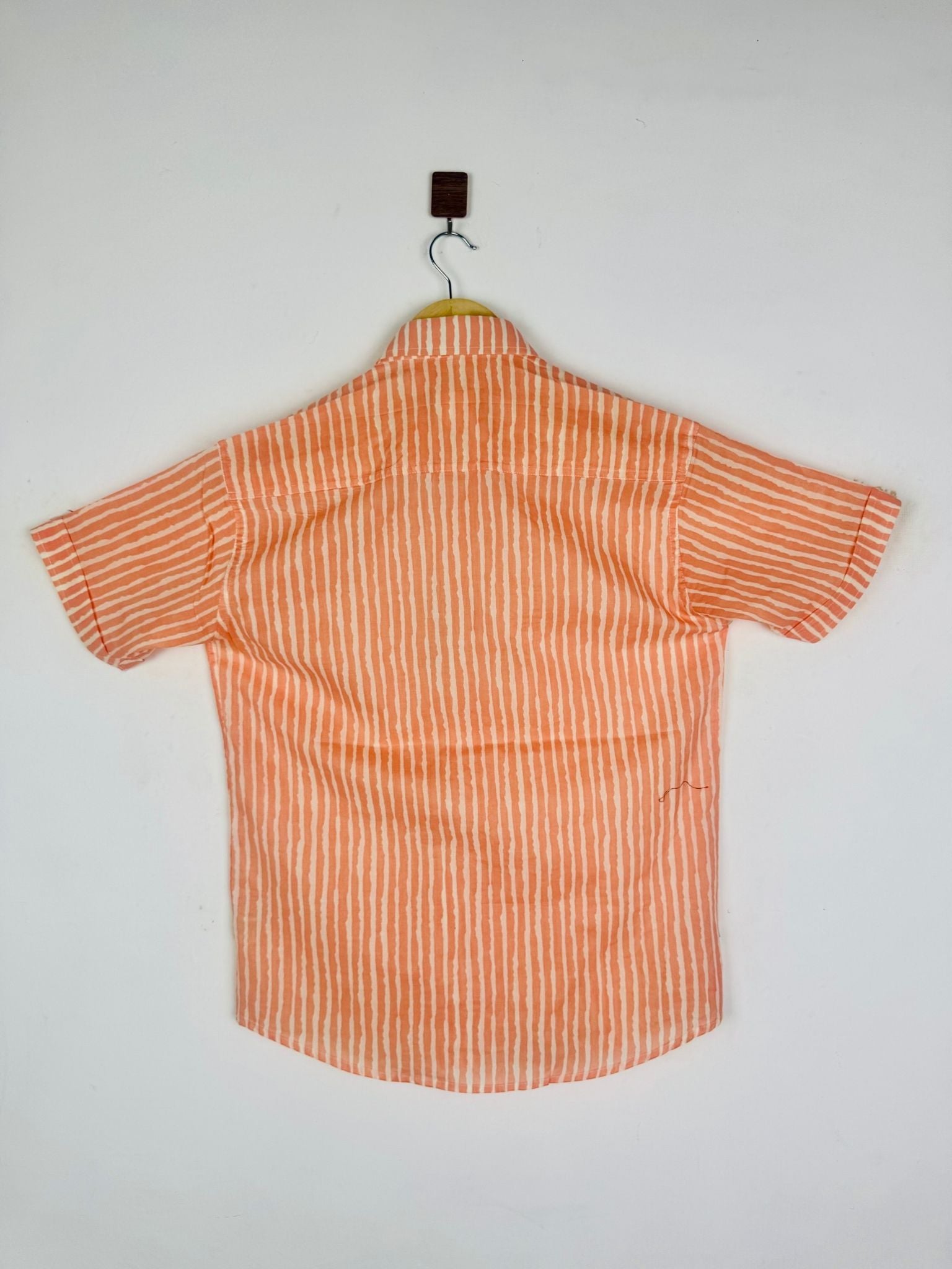 Peach Breeze Striped Shirt
