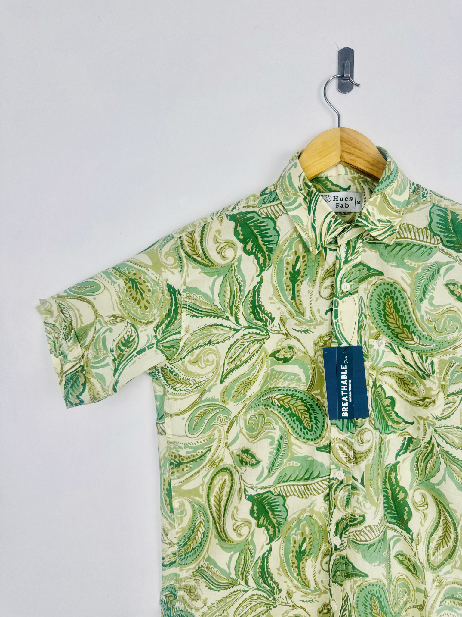Minty Garden Half Sleeves Shirt