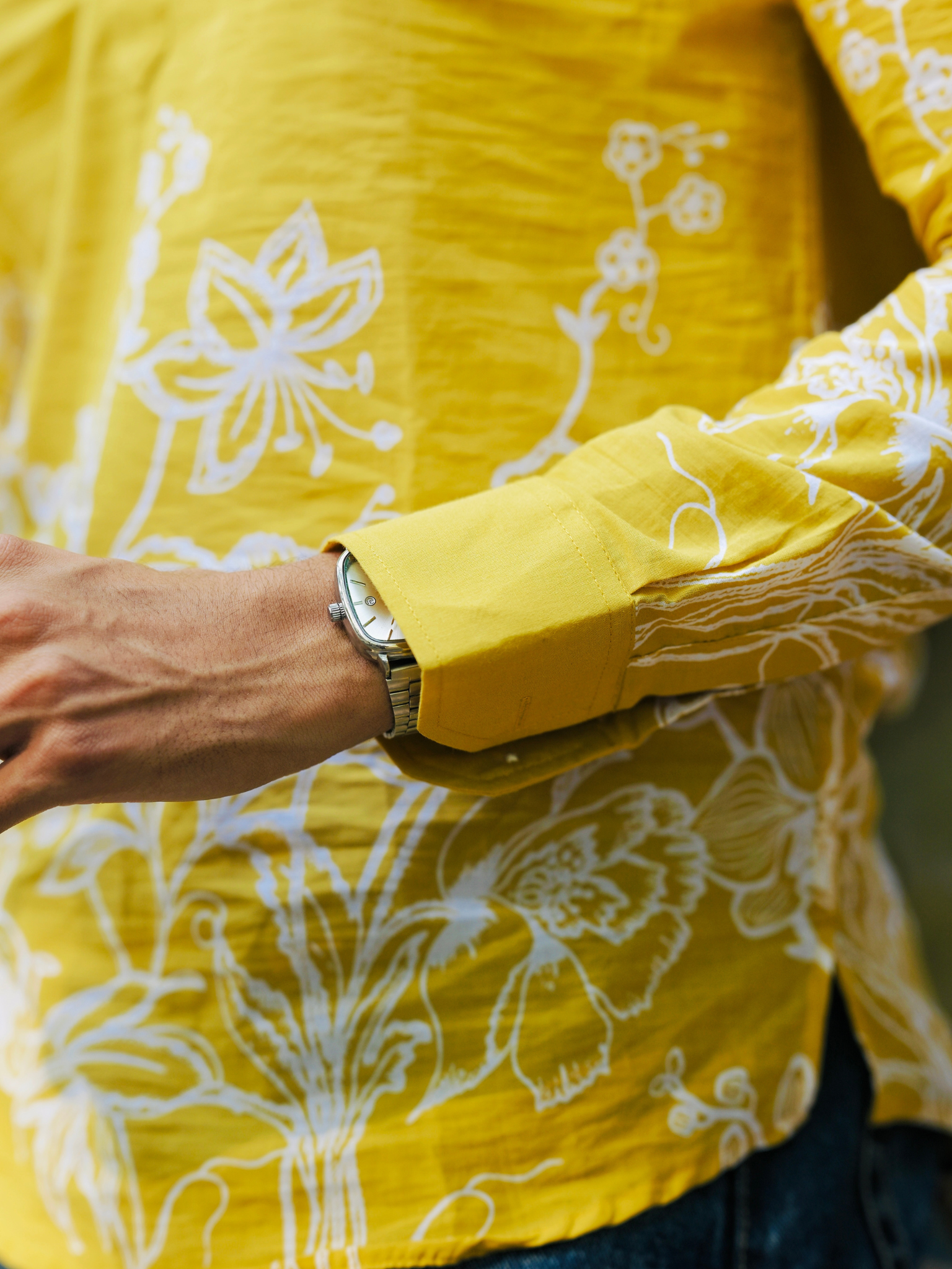 Laguna Placement Print short kurta