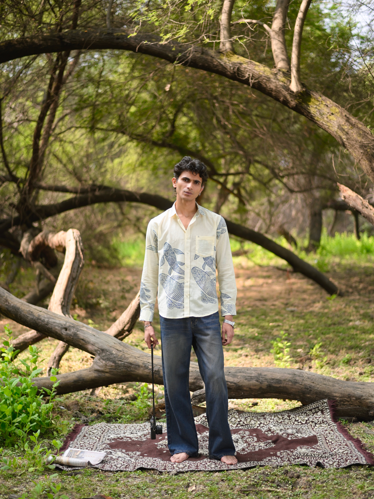 Blue Fish Full Sleeves Shirt