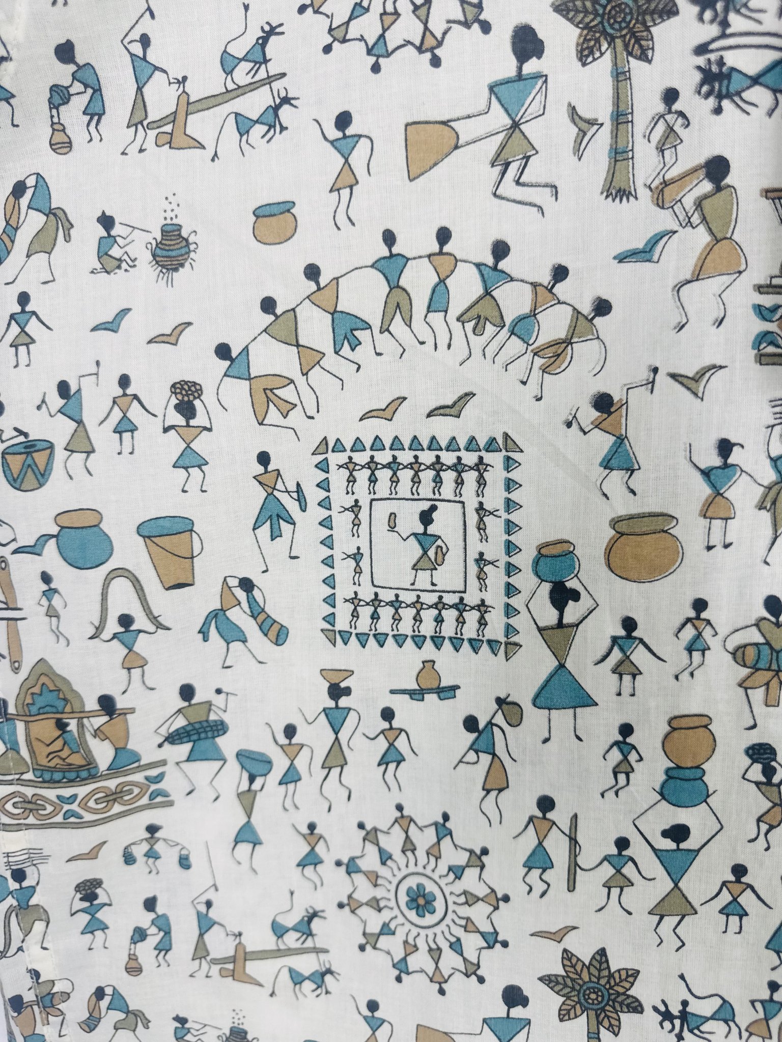 Tribal Tales Half Sleeves Shirt