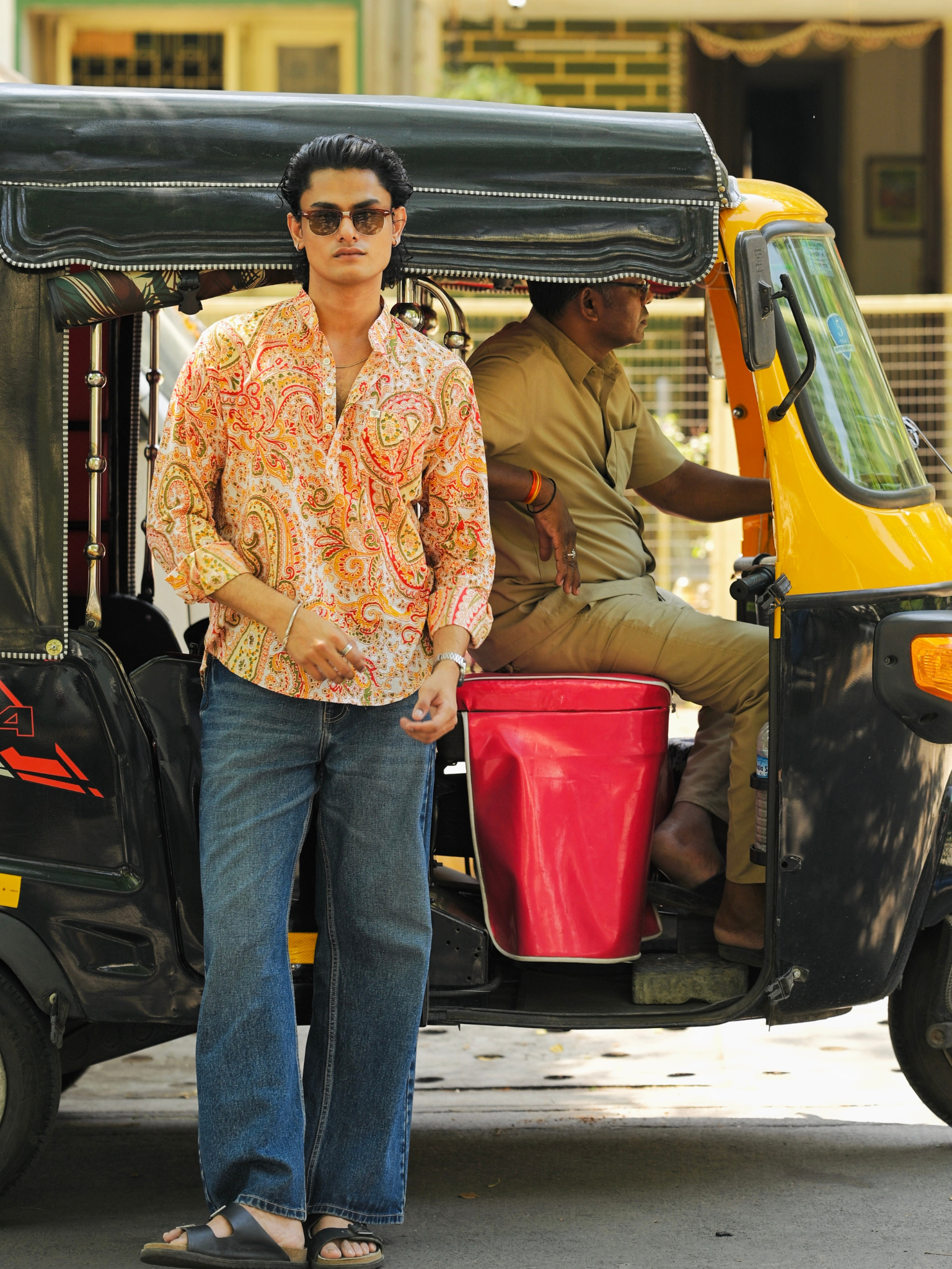 White Mafia Printed short kurta