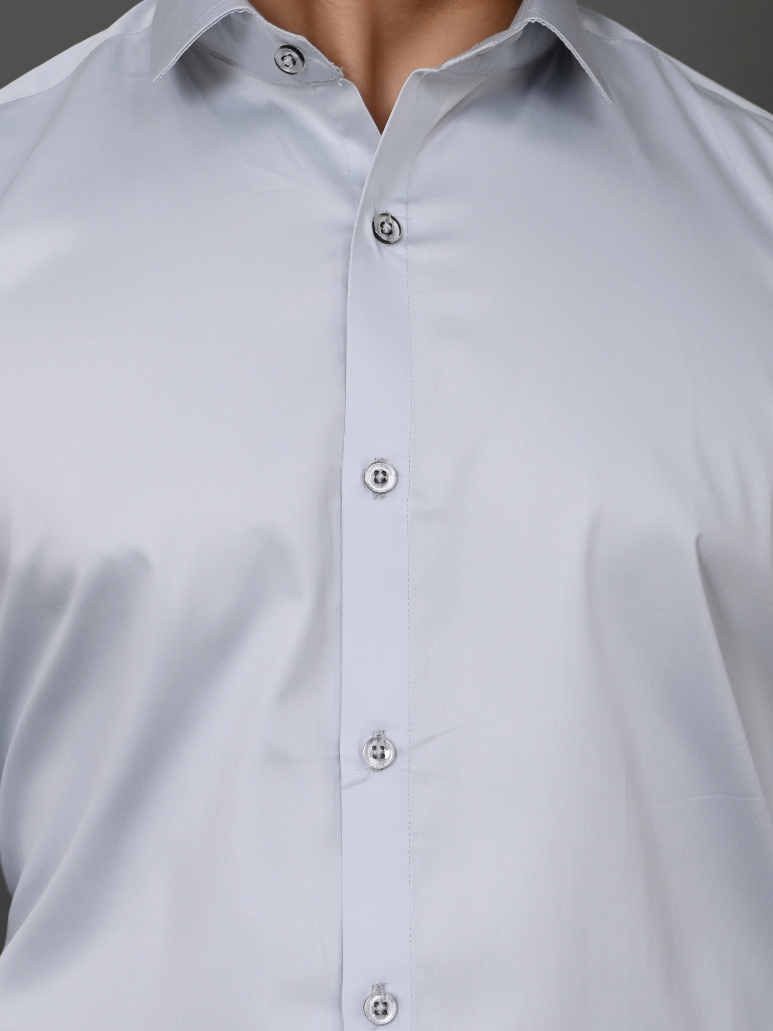 Sky Blue Elite Satin Shirt