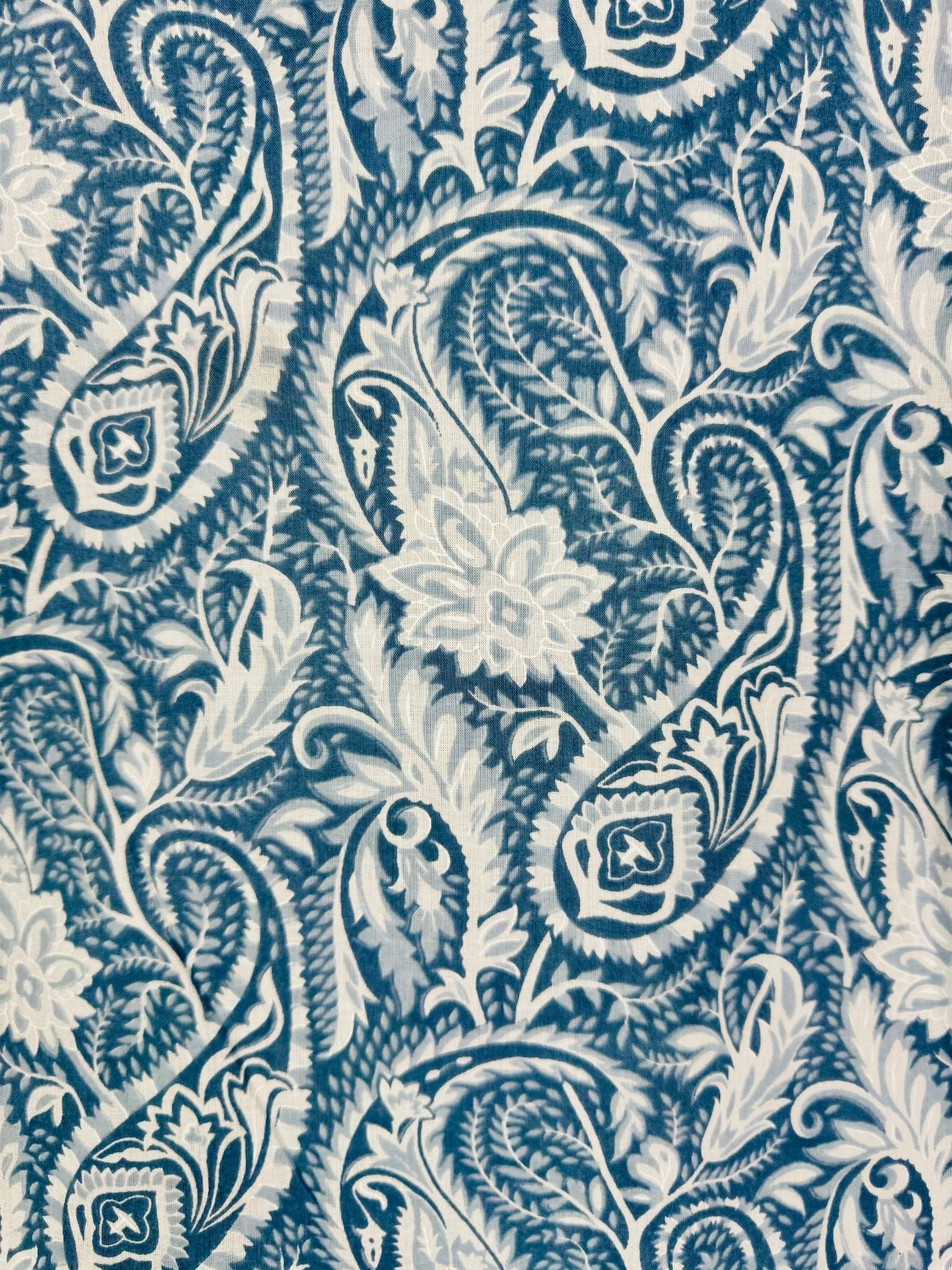 Smoky Paisley Classic Short Kurta