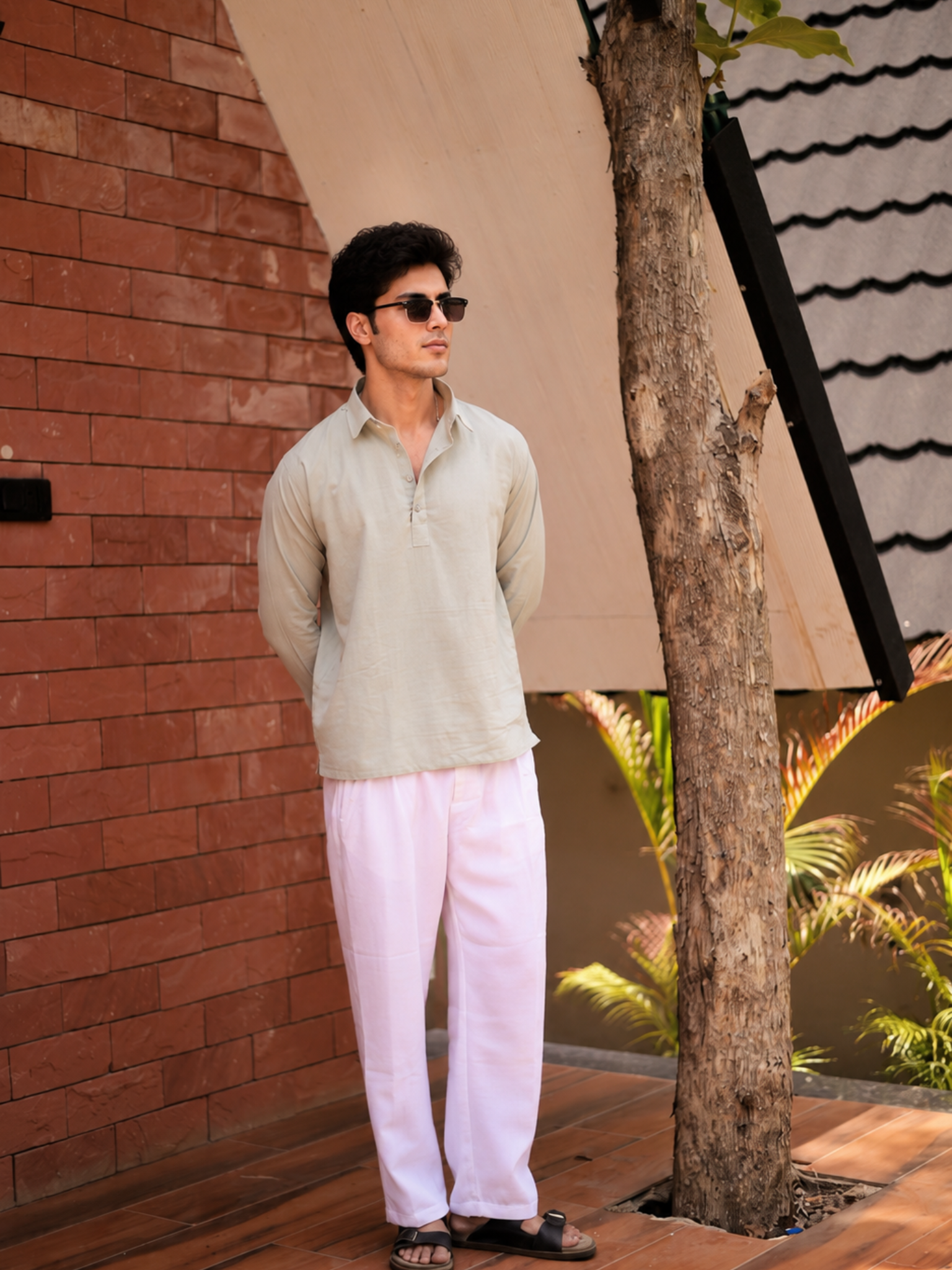 Mint Green Pullover Kurta Shirt