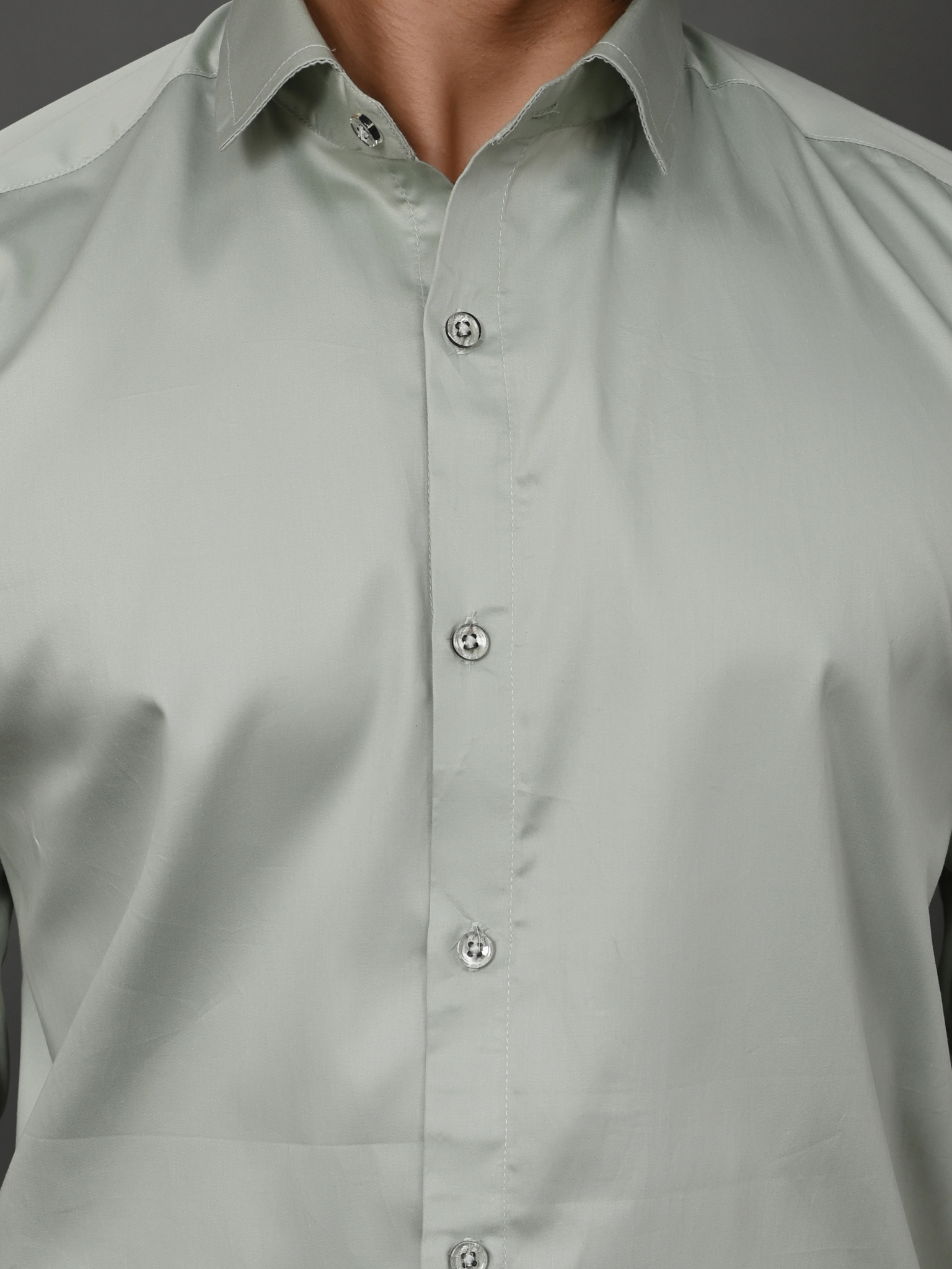 Pista Green Elite Satin Shirt