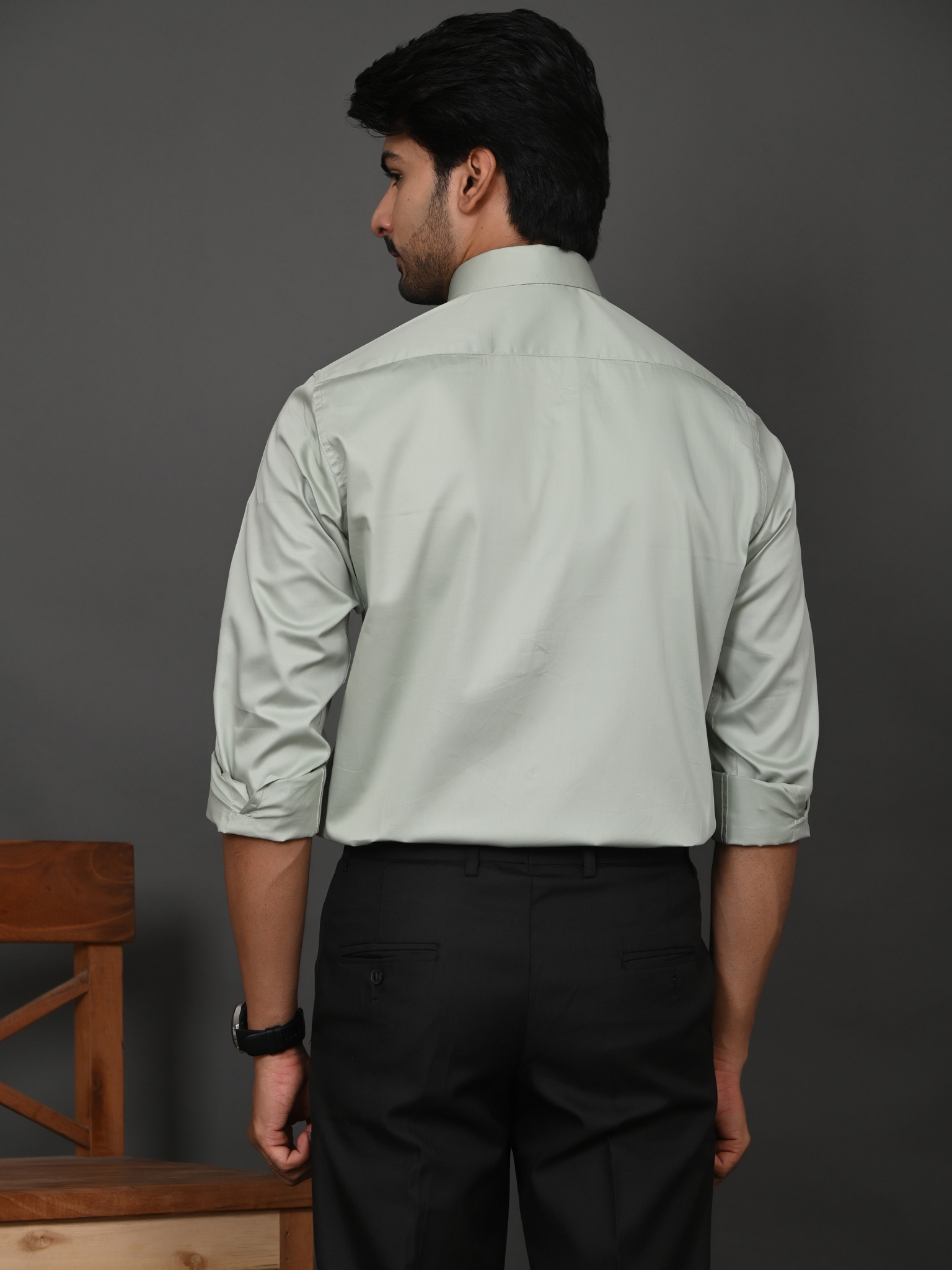 Pista Green Elite Satin Shirt
