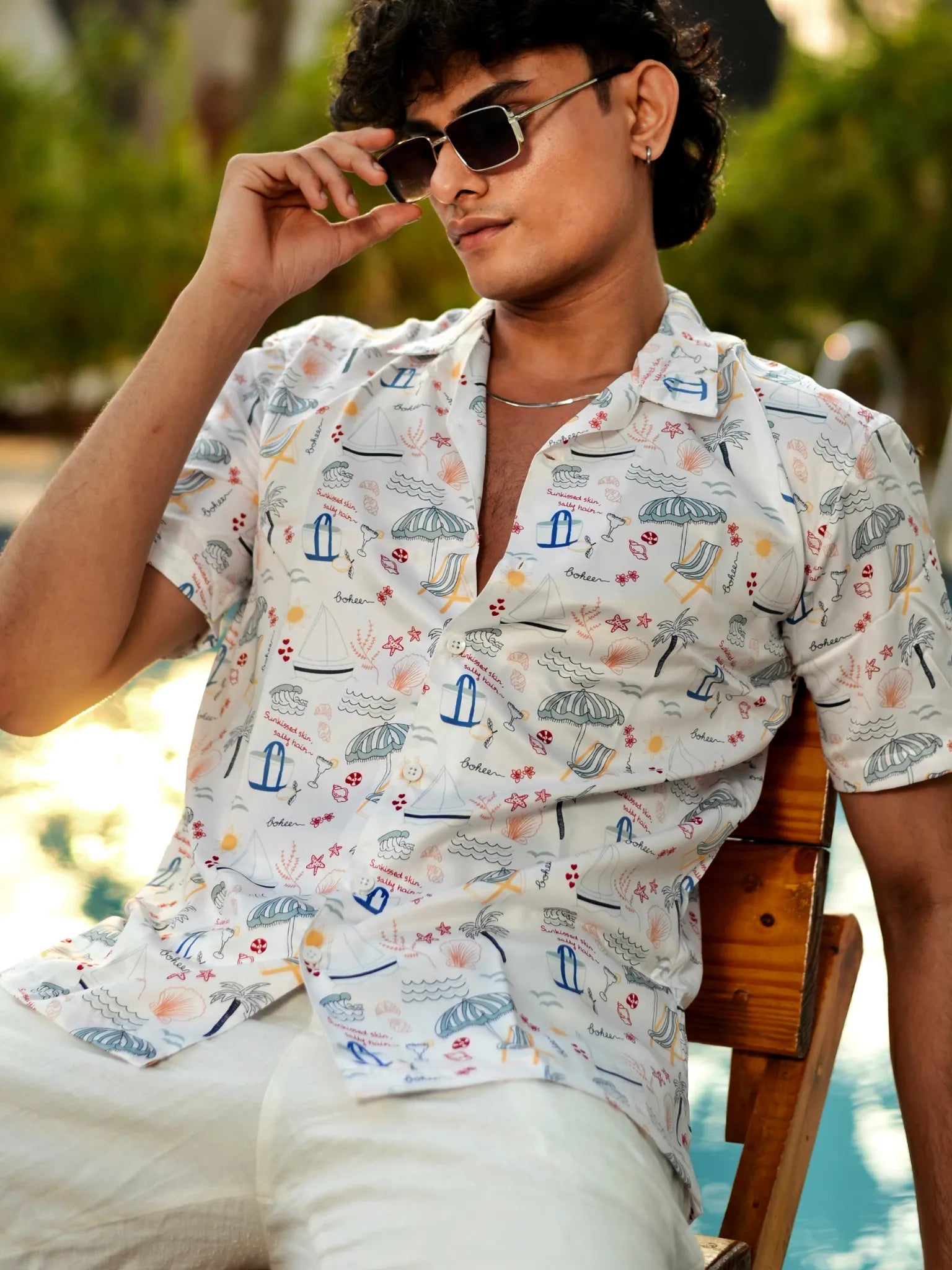 Palm Coast Cuban Collar Resort Shirt