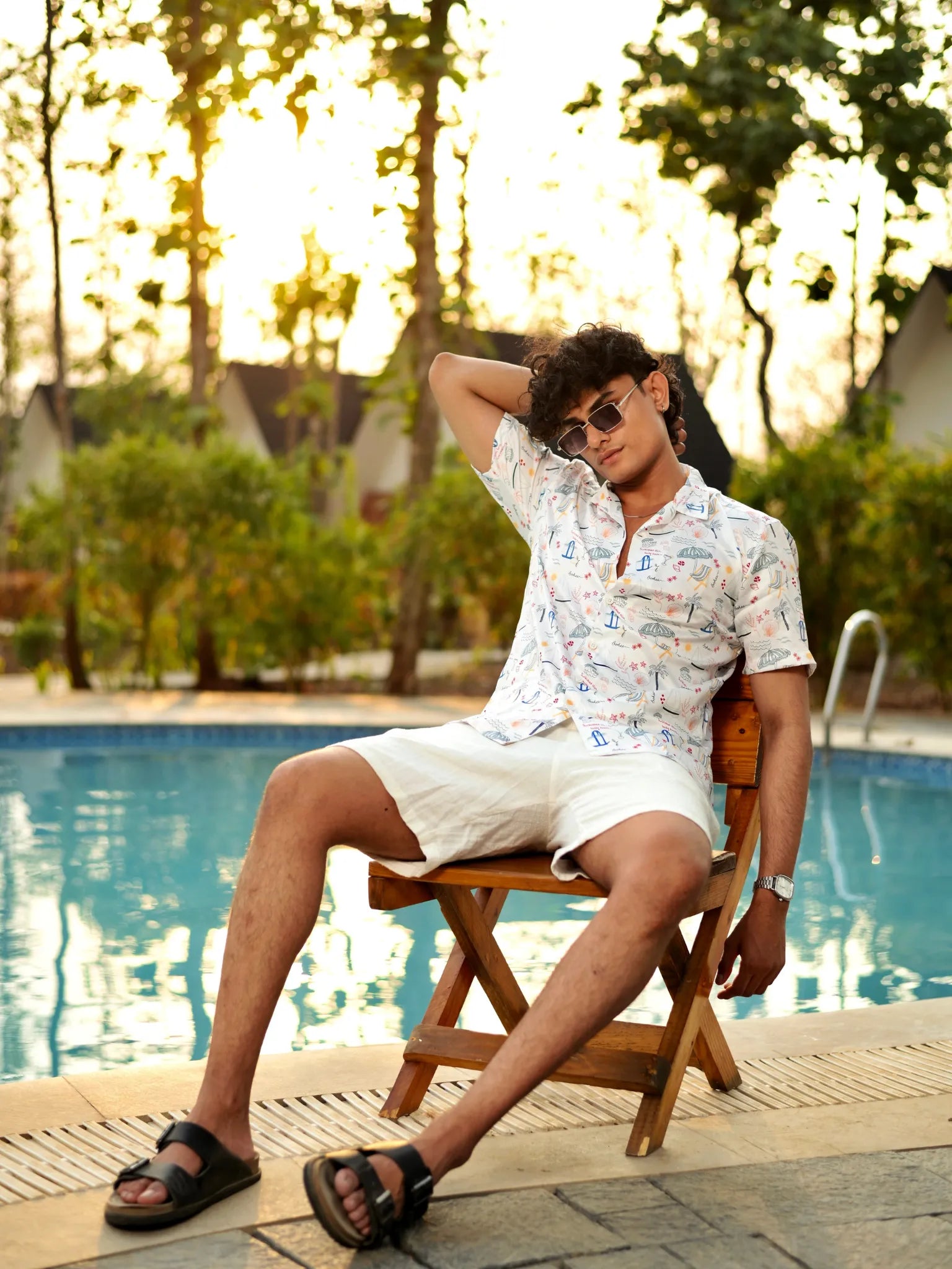 Palm Coast Cuban Collar Resort Shirt