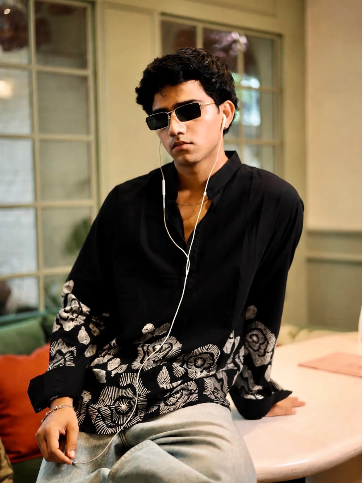 Midnight Placement Short Kurta