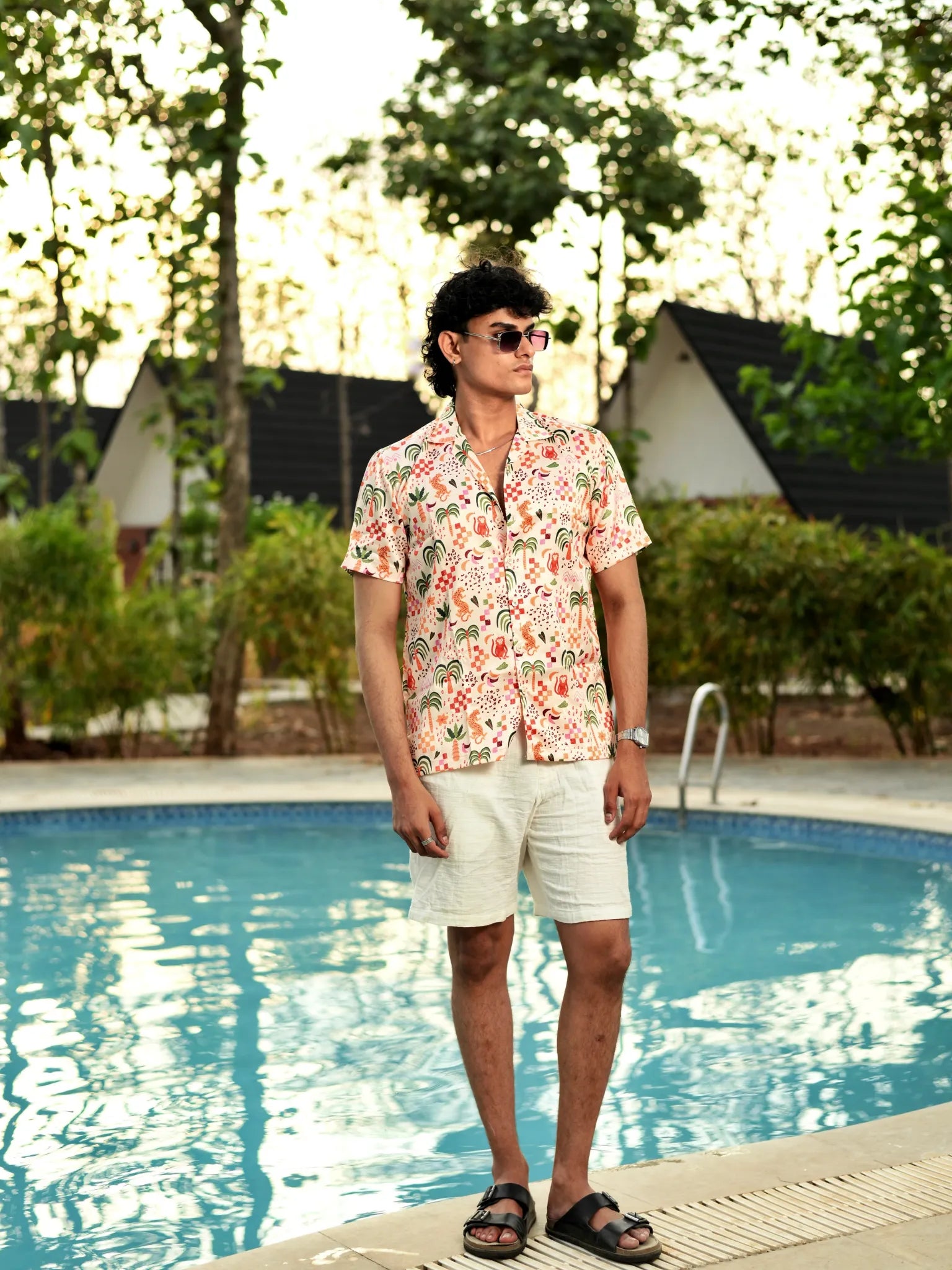Wild Tropics Cuban Collar Resort Shirt