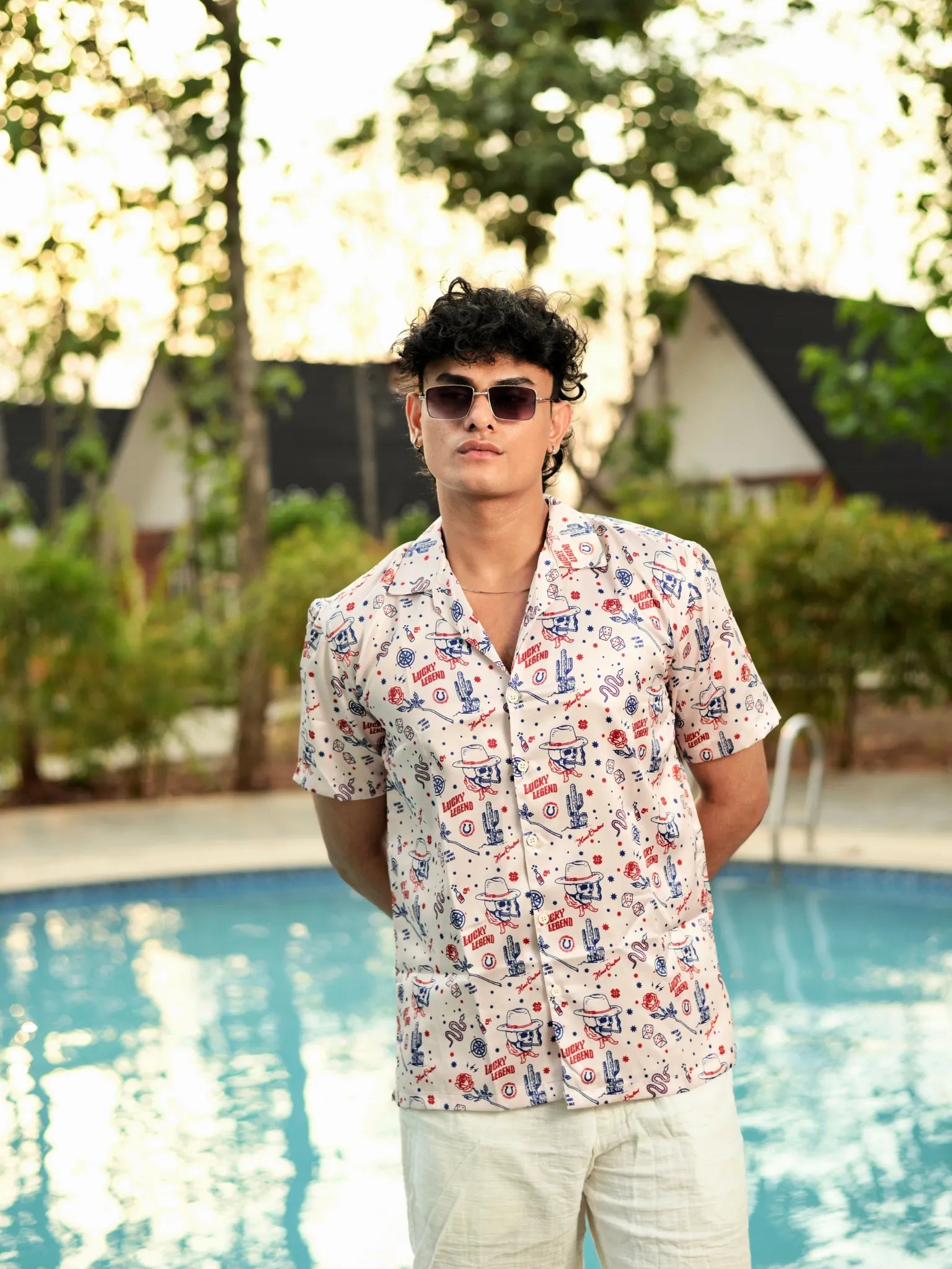 Wild West Cuban Collar Resort Shirt