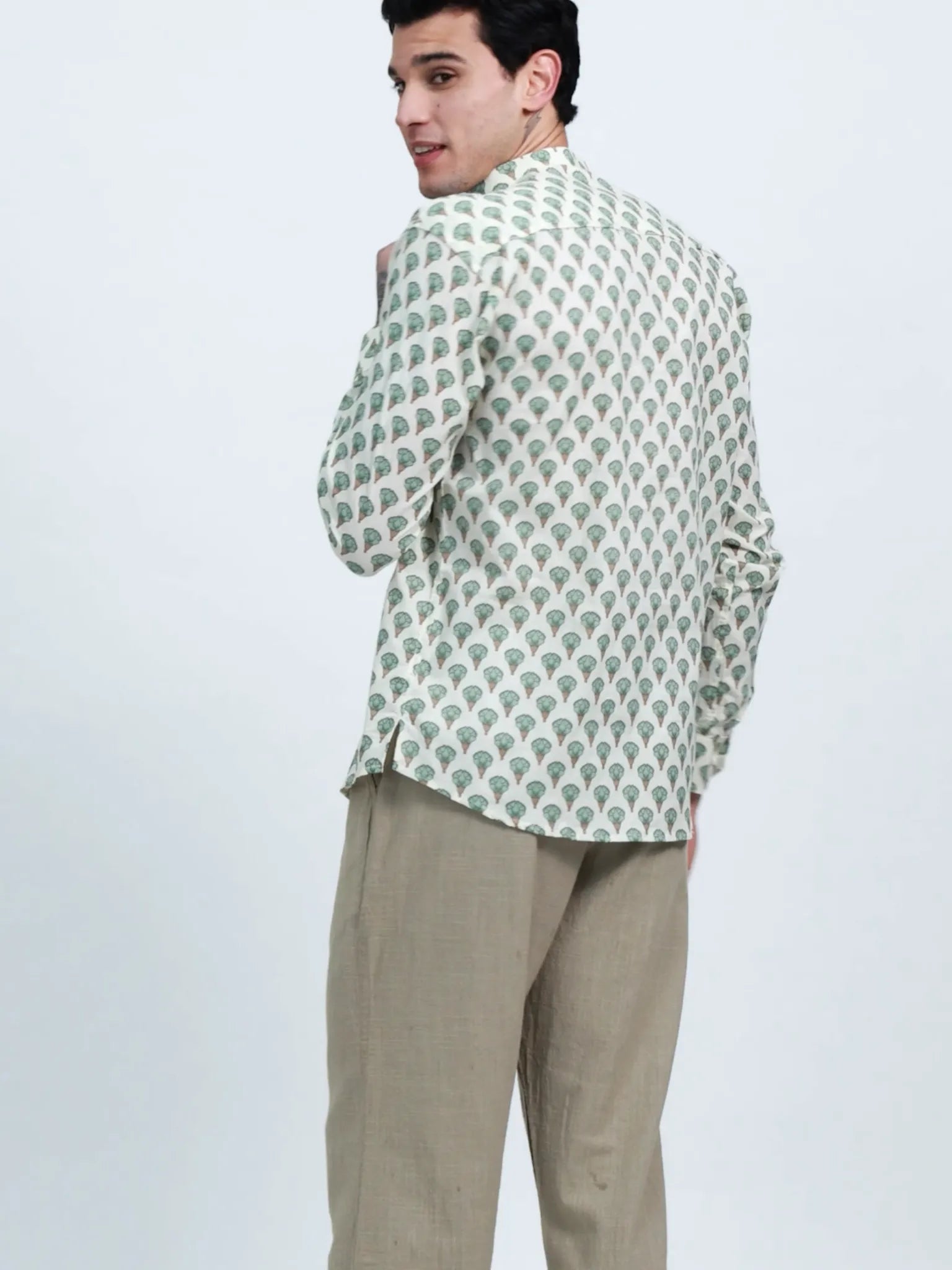 Off White Orchard short kurta