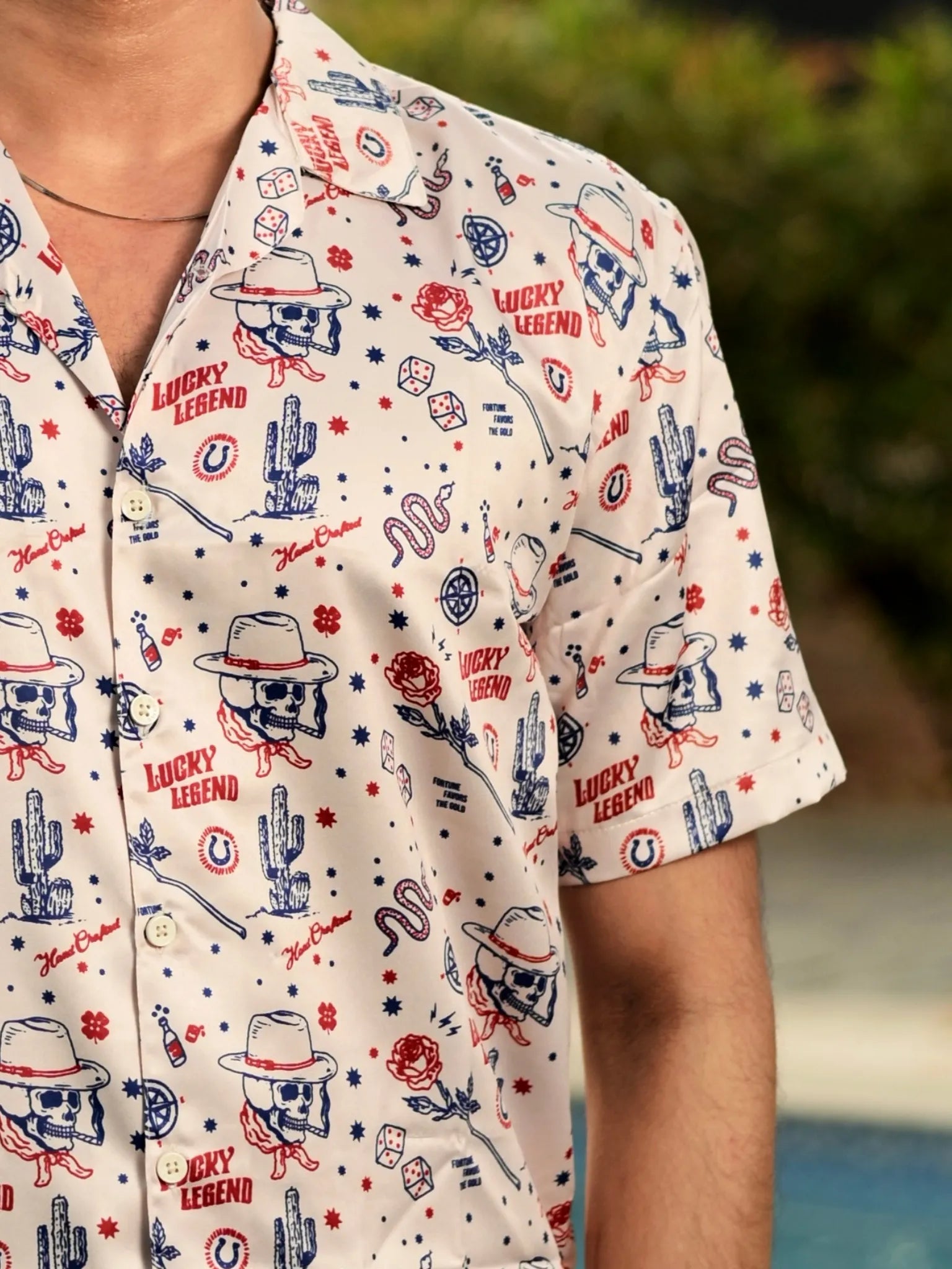 Wild West Cuban Collar Resort Shirt