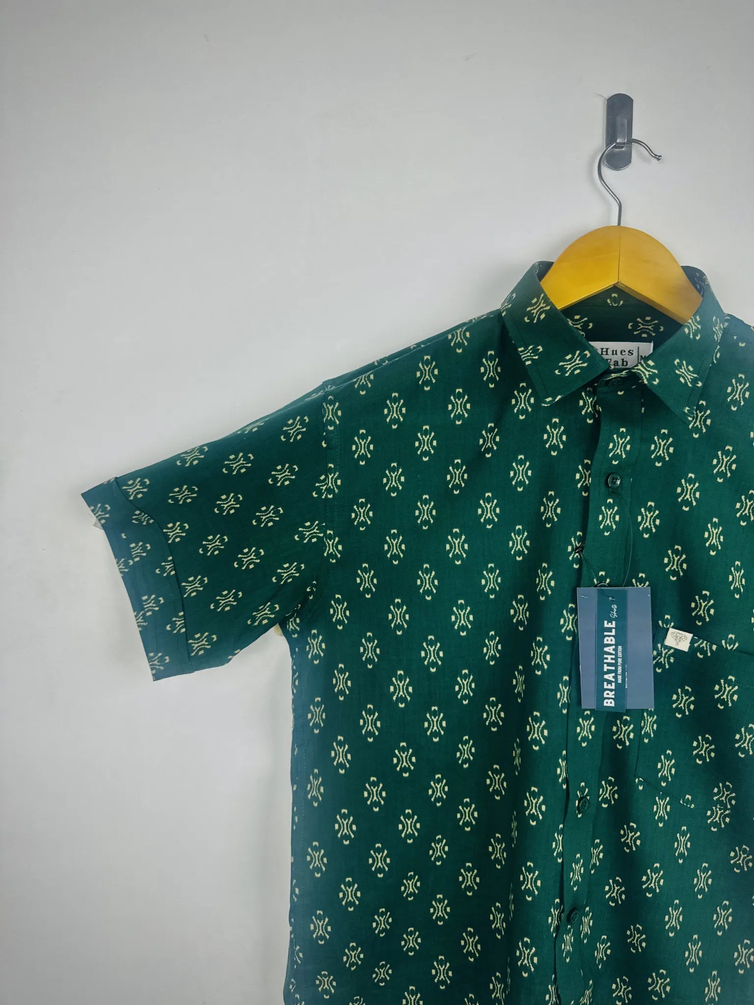 Jade motif Half Sleeves Shirt