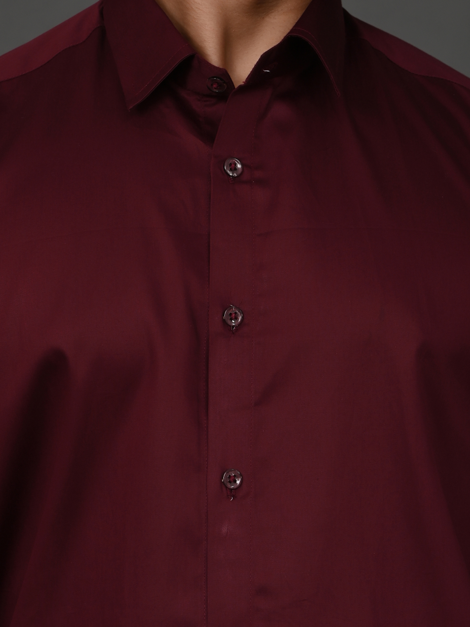 Red Wine Elite Satin Shirt
