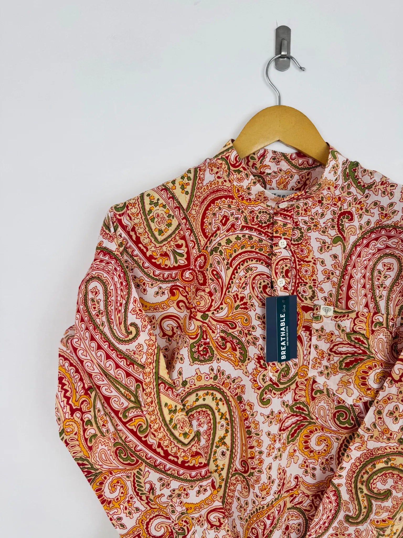 White Mafia Printed short kurta