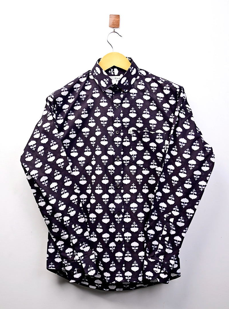 Night Blossom Full Sleeves Shirt