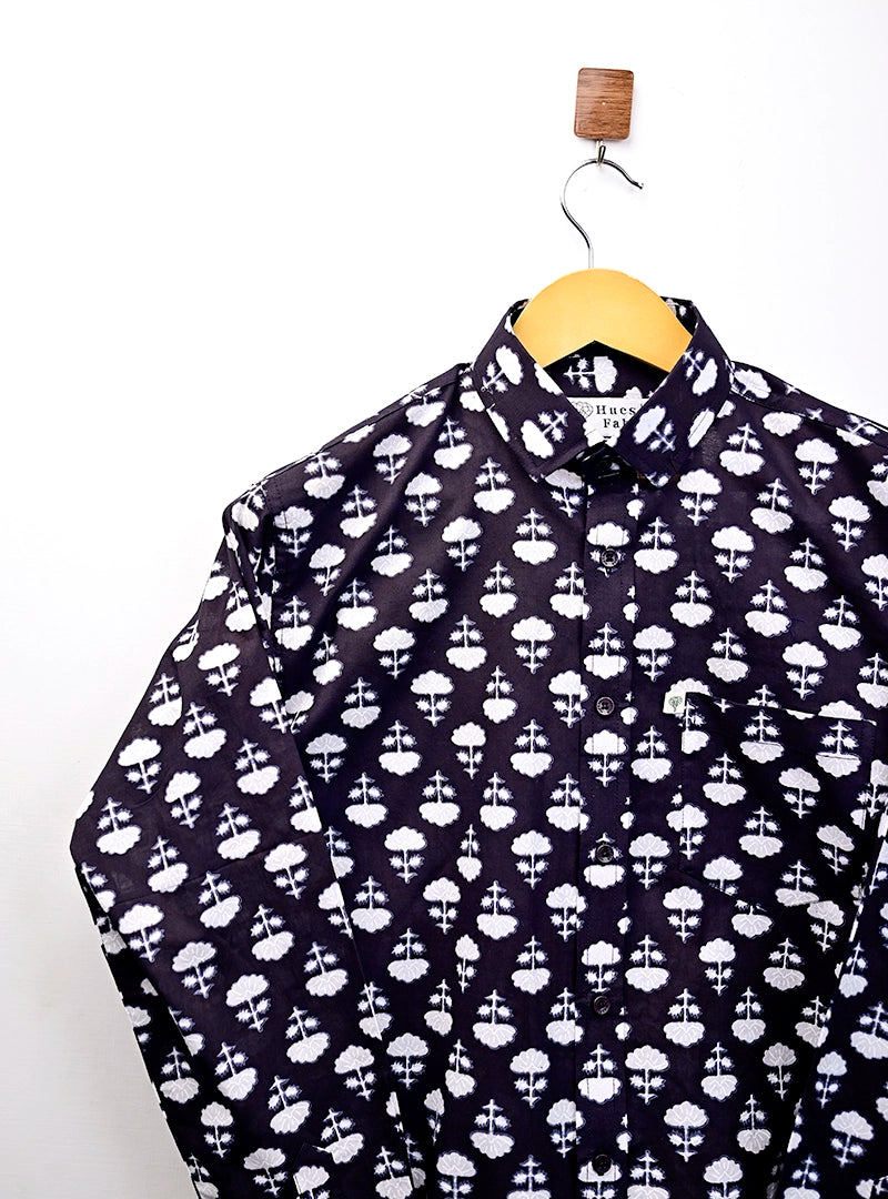 Night Blossom Full Sleeves Shirt