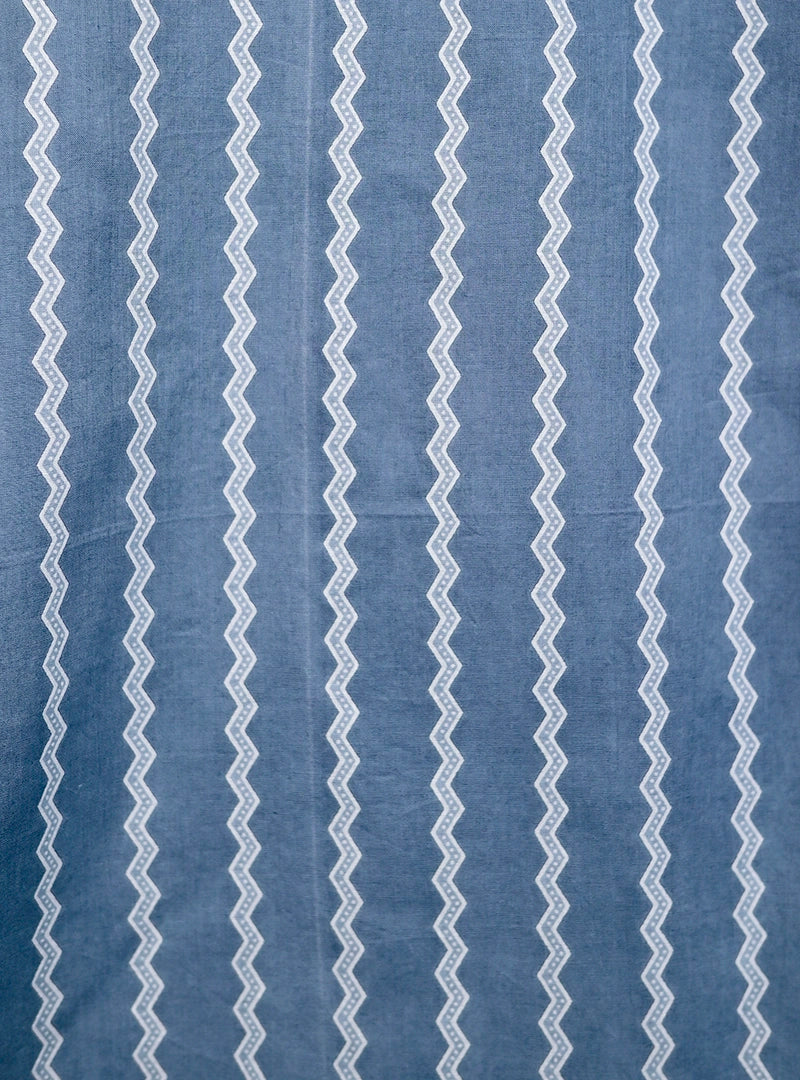 Grey zigzag short kurta