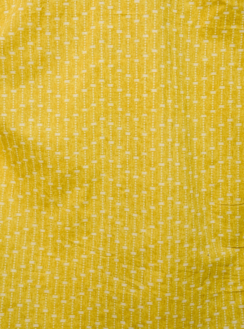 yellow Stripe Pop Half Sleeves Shirt