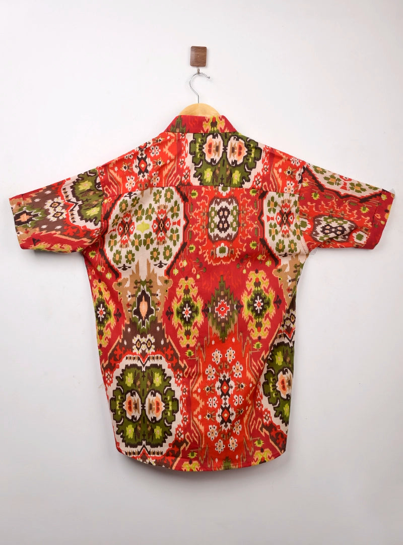 Solar Flare Half Sleeves Shirt