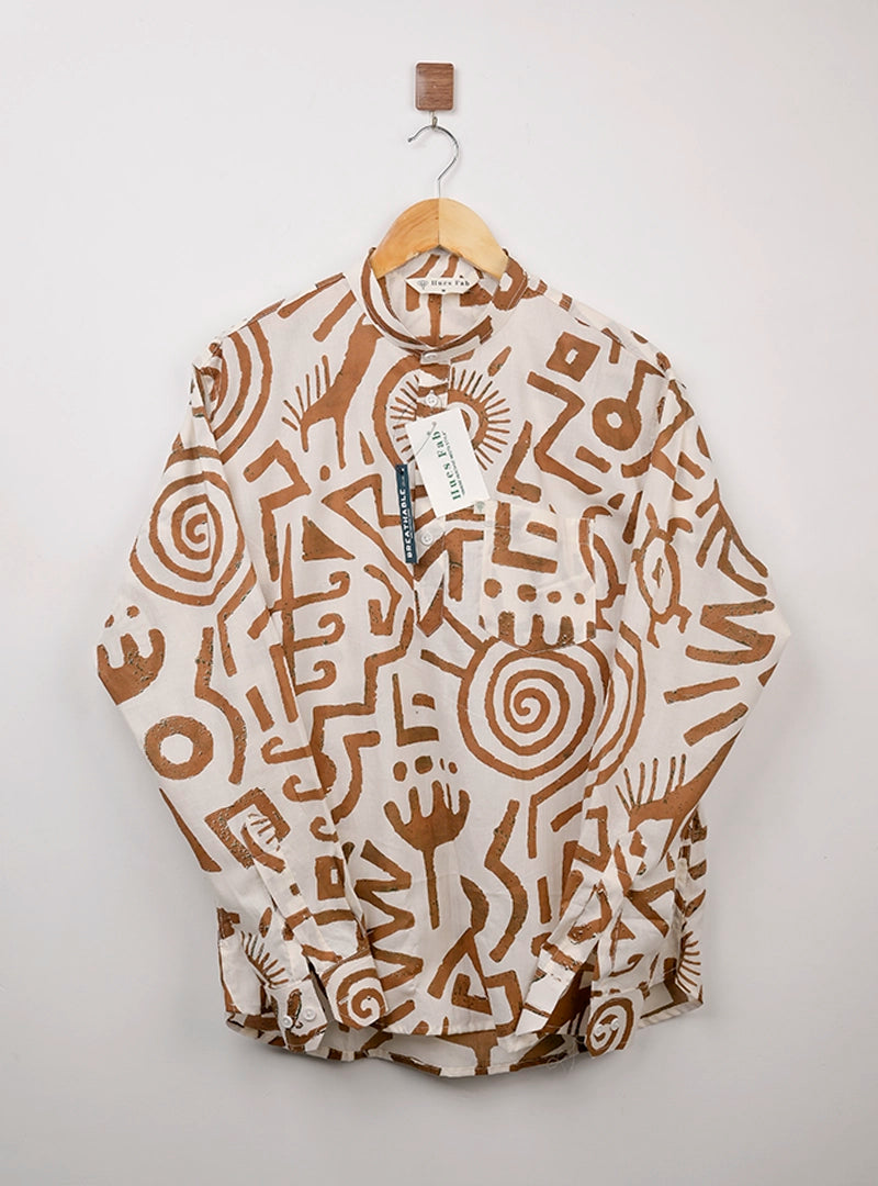 Brown Celestial short kurta