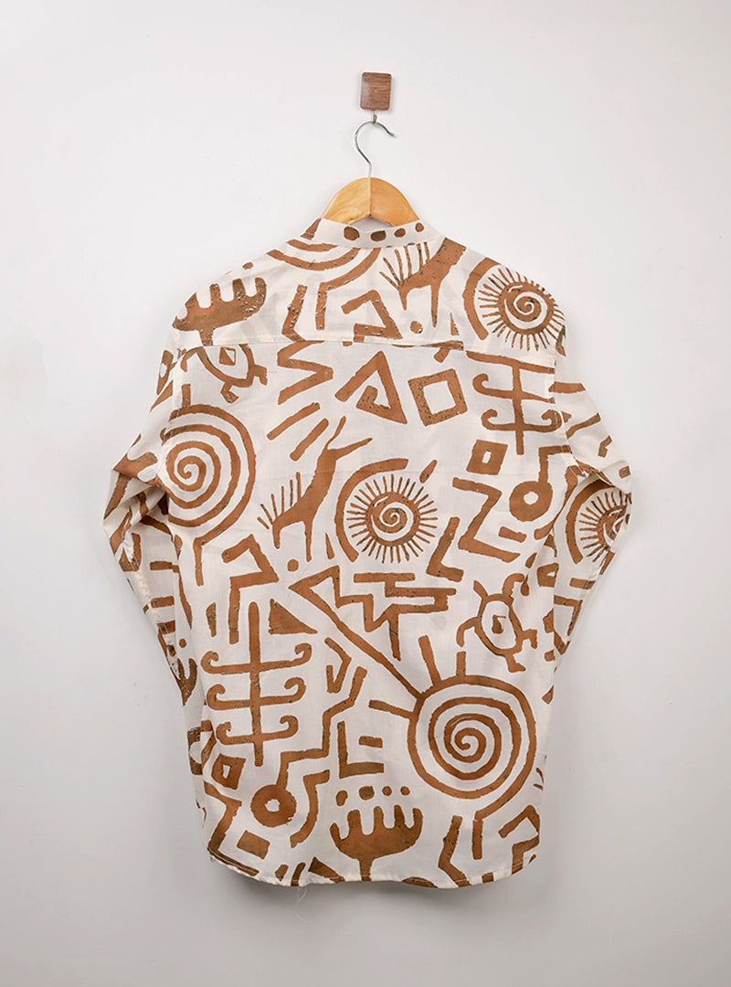 Brown Celestial short kurta