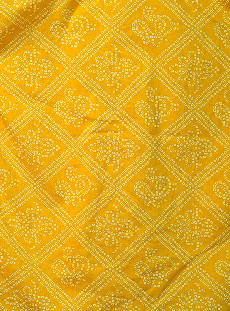 Yellow Bandej Half Sleeves Shirt