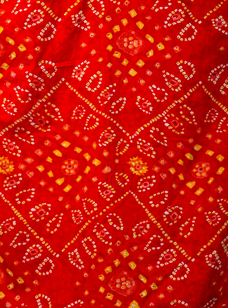 Red Bandej Half Sleeves Shirt
