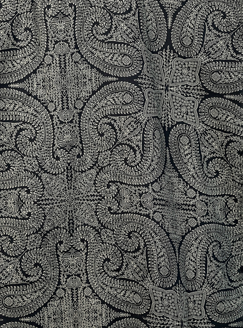 Midnight Paisley Printed Full Sleeves Shirt
