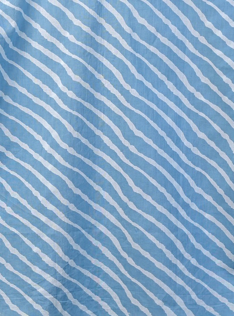 Blue Wave Stripe Full Sleeves Shirt