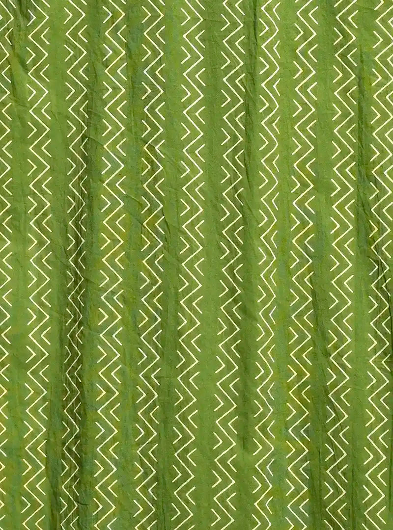 green golden stripes half sleeves shirt