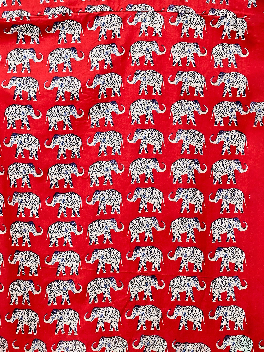 Red Elephant Half-Sleeves Shirt