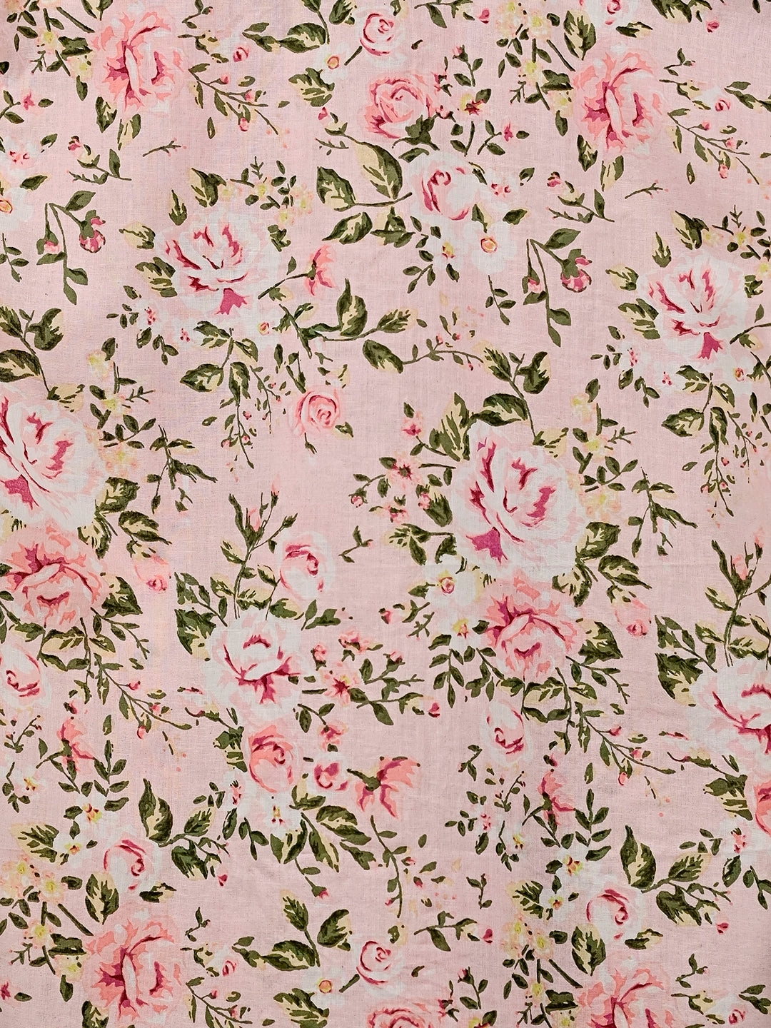 Pink Floral Printed Half Sleeves Shirt