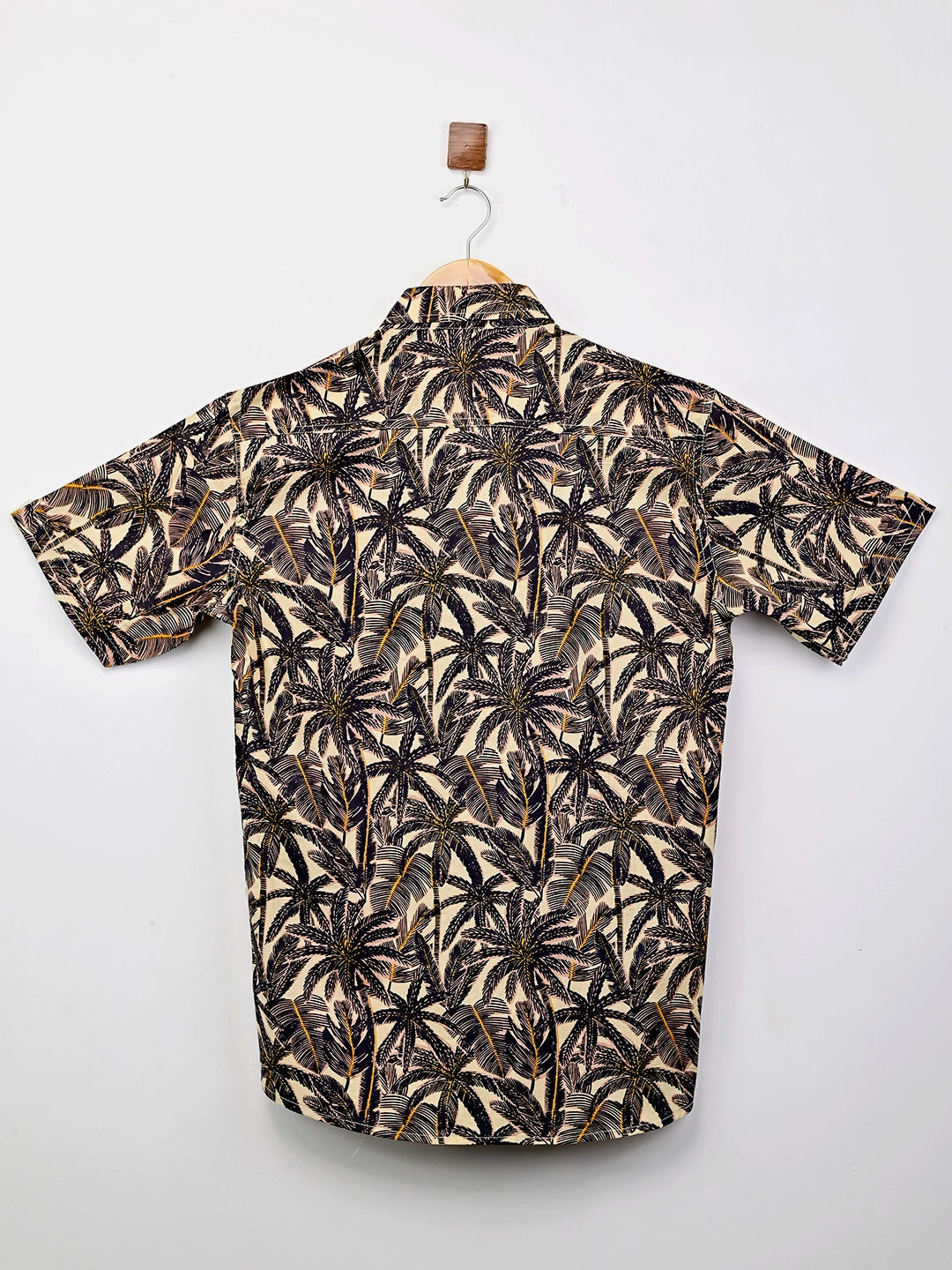 Palm Tree Printed Half Sleeves Shirt