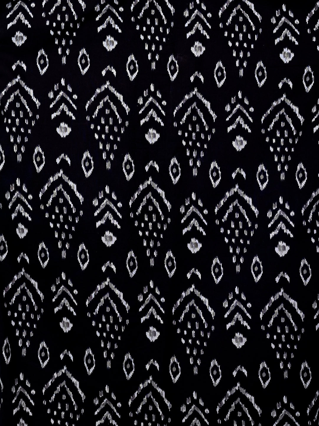 black white motifs half-sleeves shirt