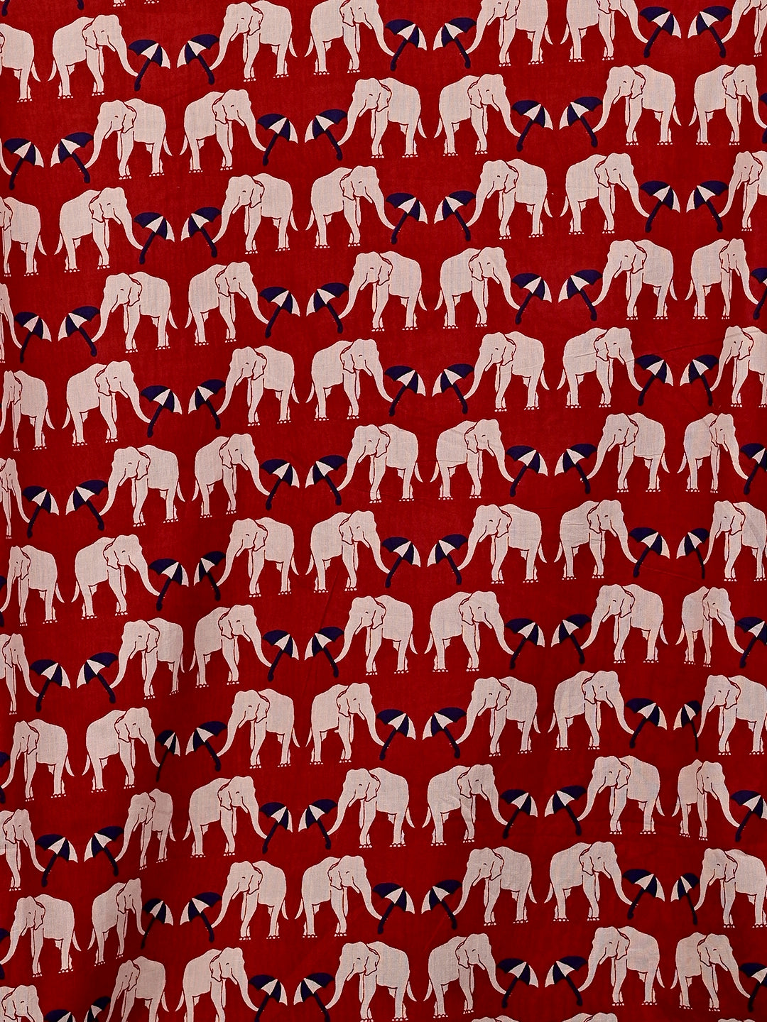red umbrella elephant short kurta