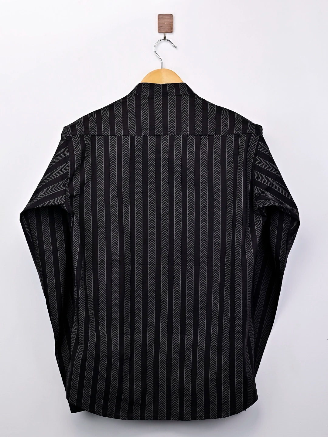 black grey lining short kurta