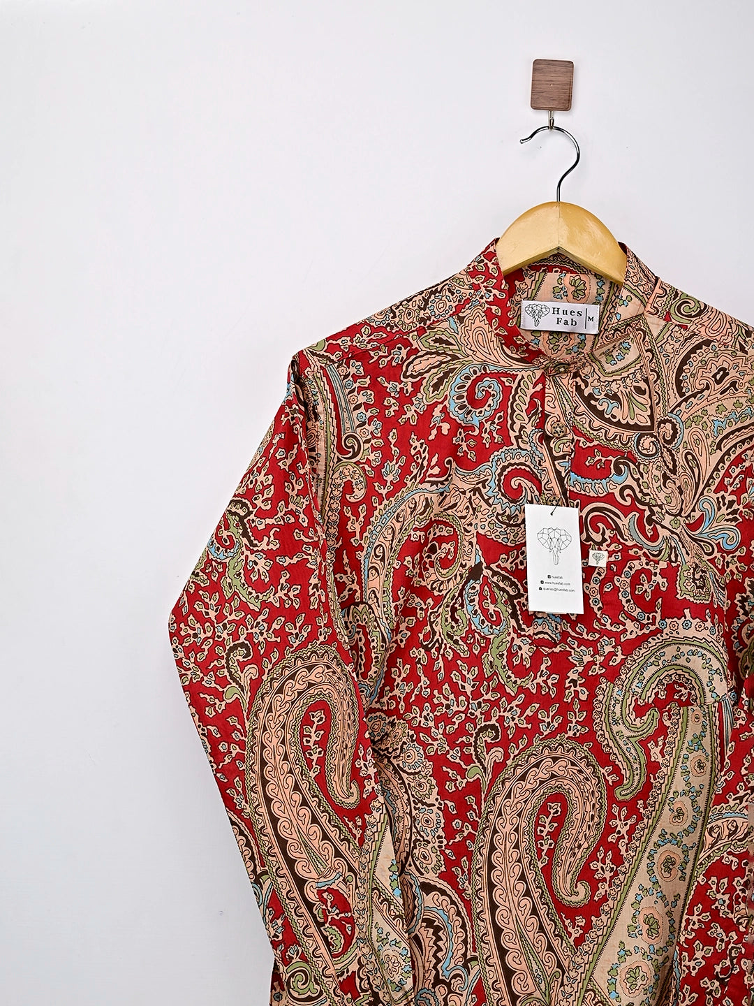 red mafia style short kurta