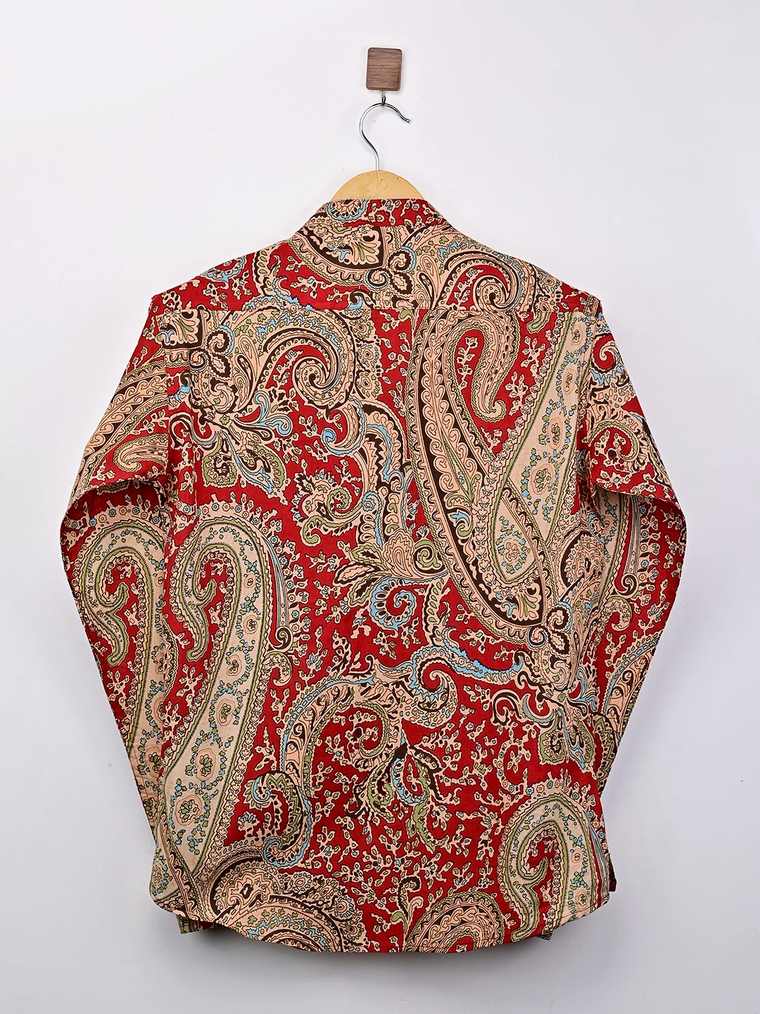 red mafia style short kurta