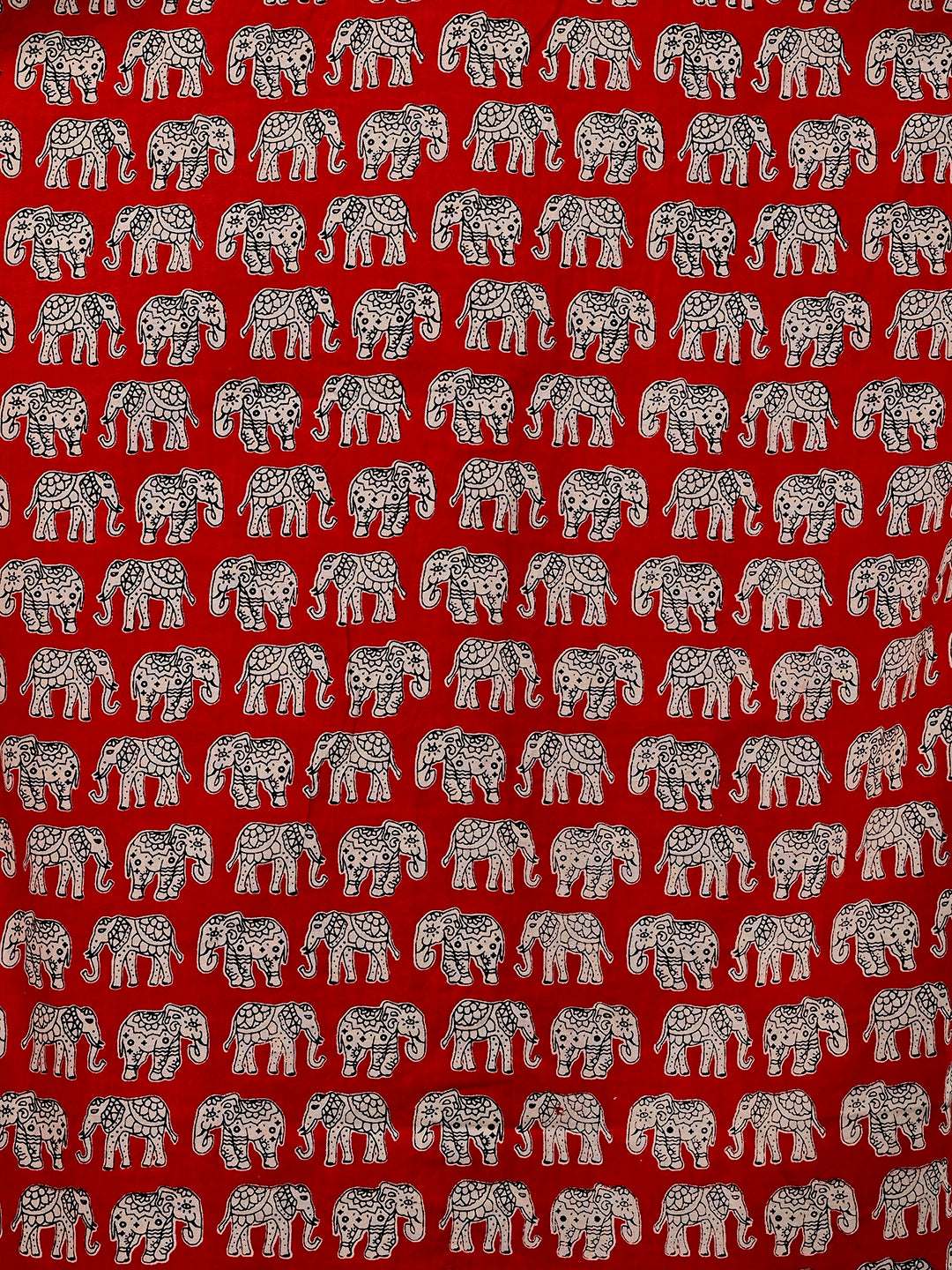 red white elephant half sleeves shirt