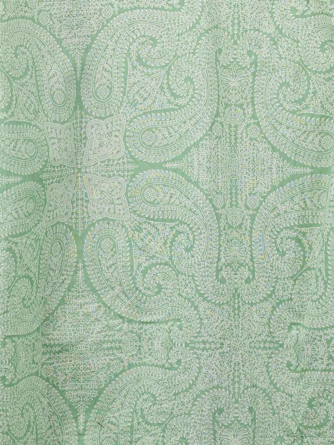 Mint Green Self Patterned Full Sleeves Shirt