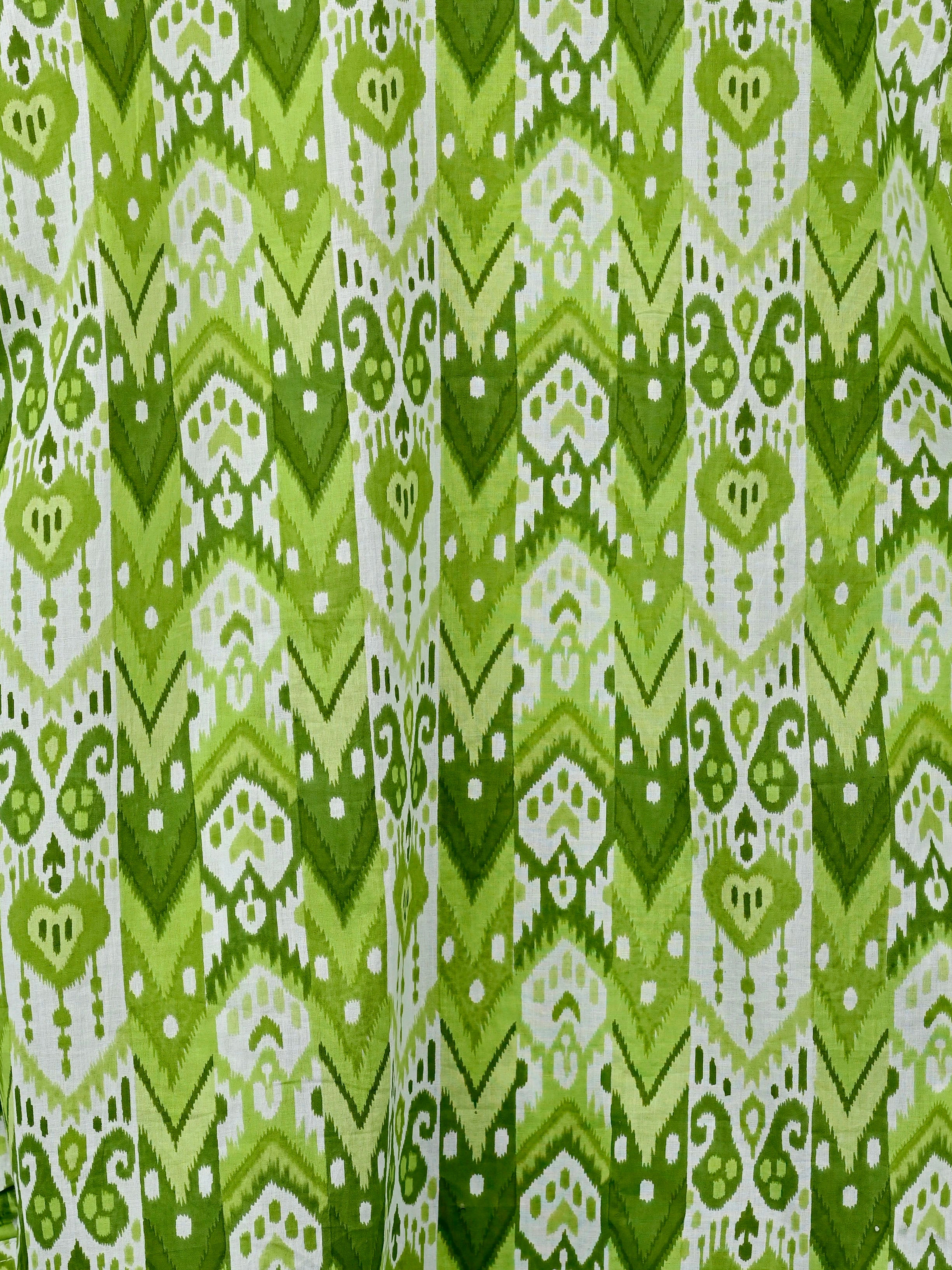 green ikat full sleeves shirt