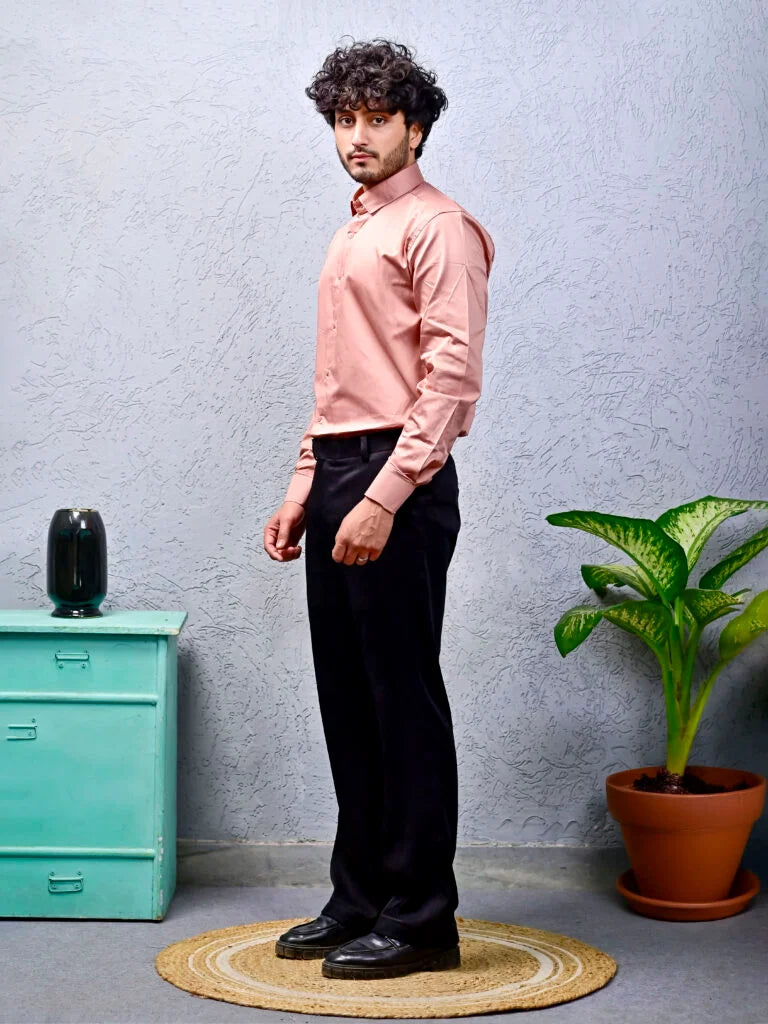 Shallot Pink Elite Satin Shirt