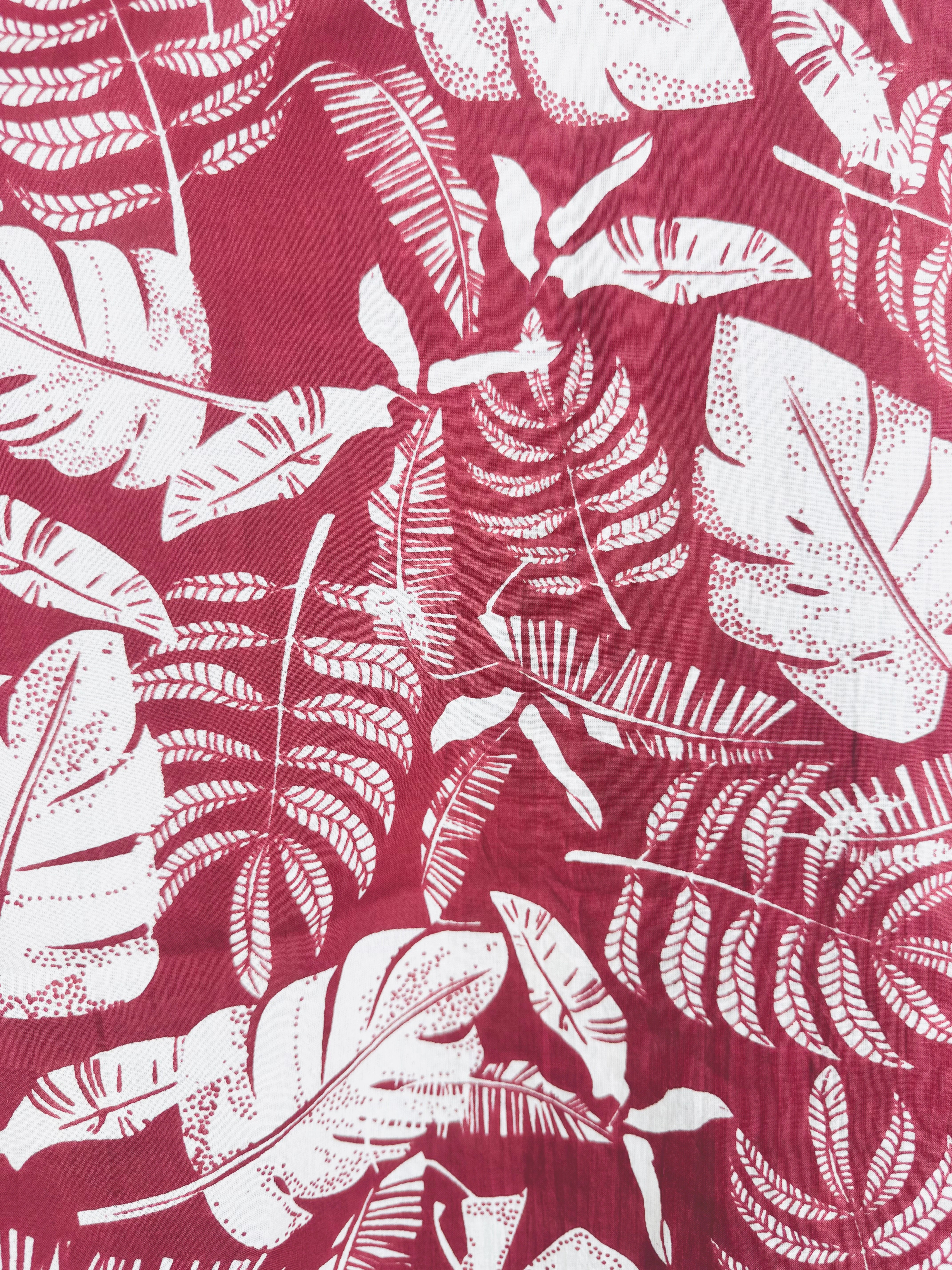Tropic Rouge Printed Short Kurta