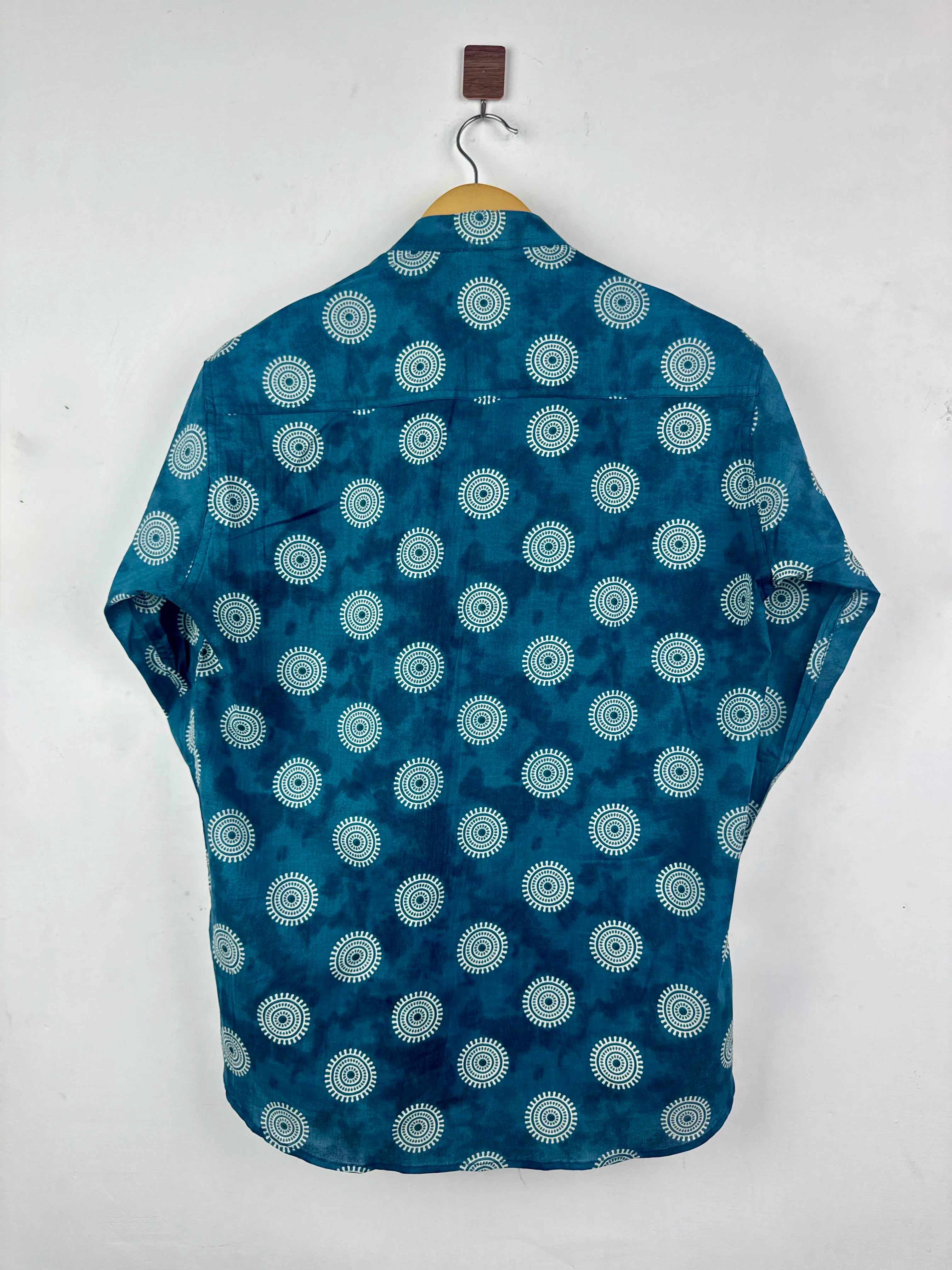 Teal Orbit short kurta