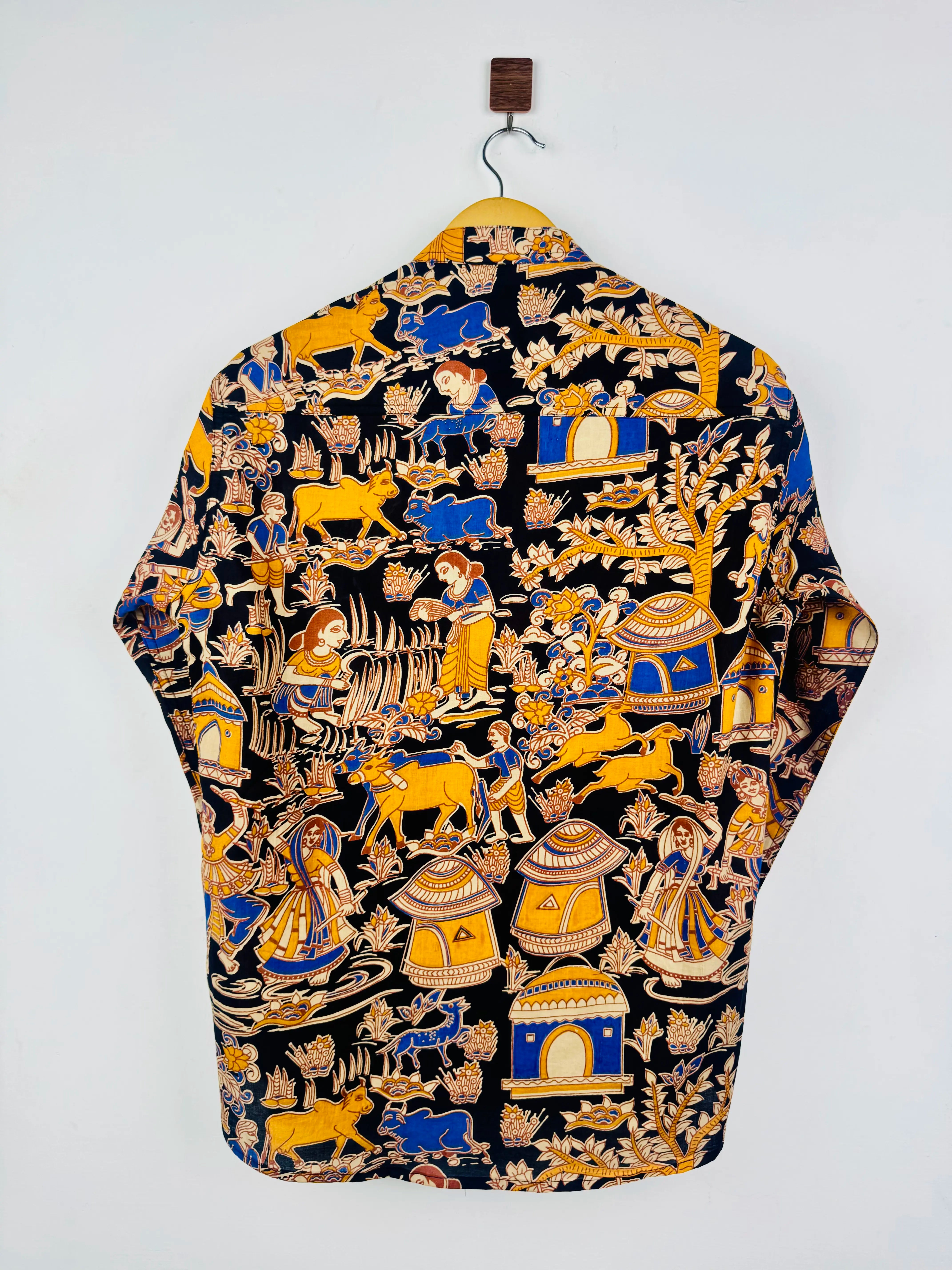 Black Village Short Kurta