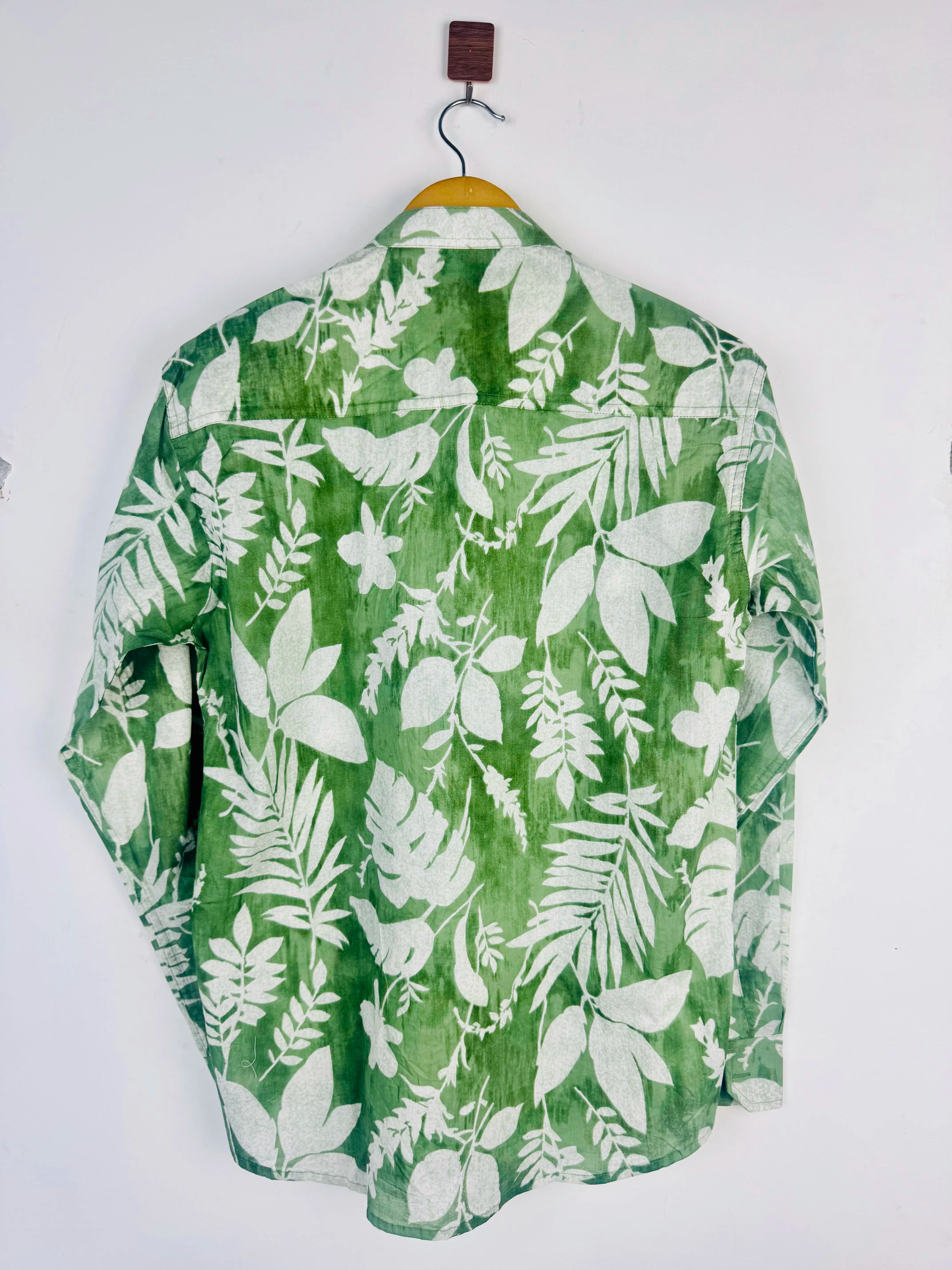 Green tiedye Floral Printed short kurta